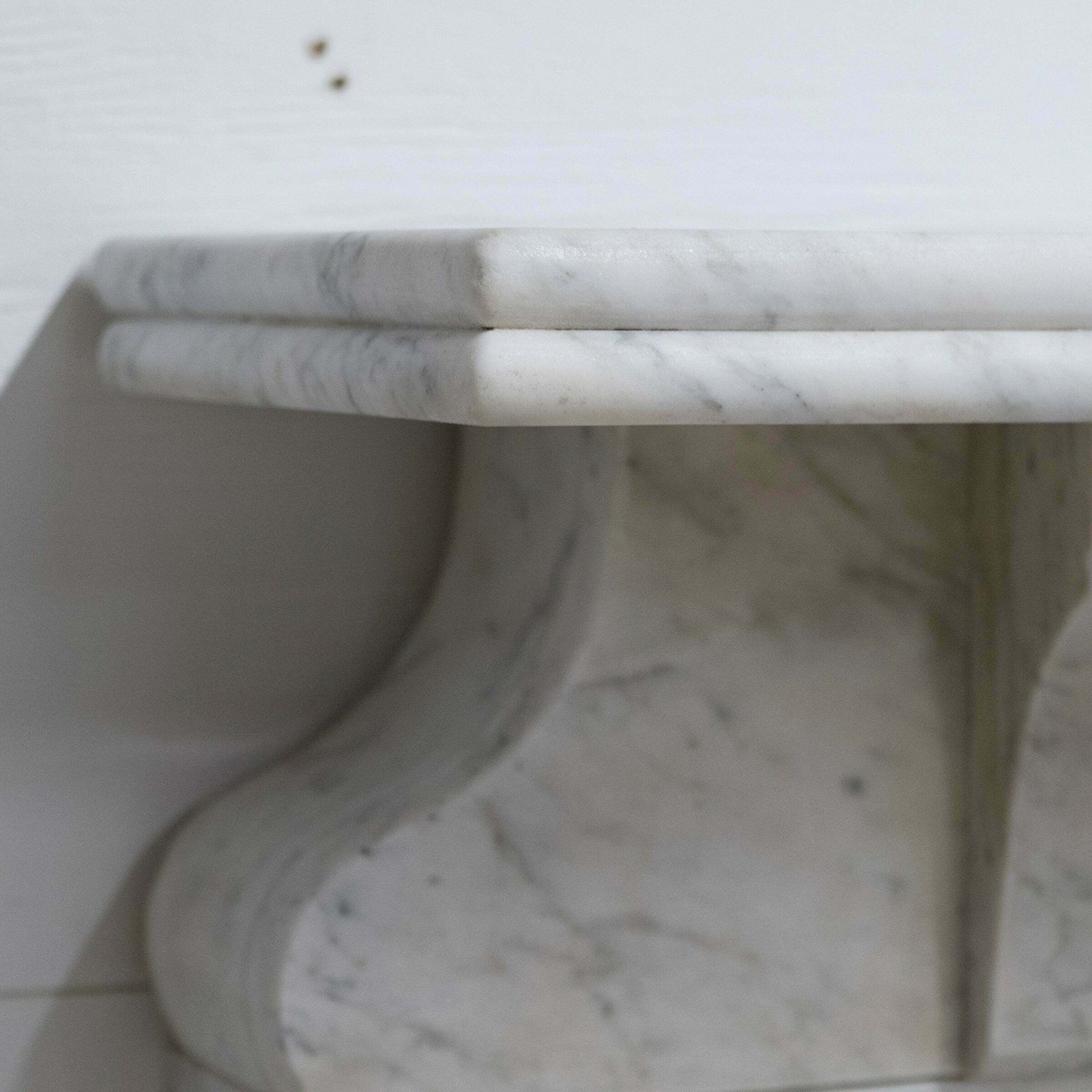 Antique Carrara Marble Chimneypiece photo for sale