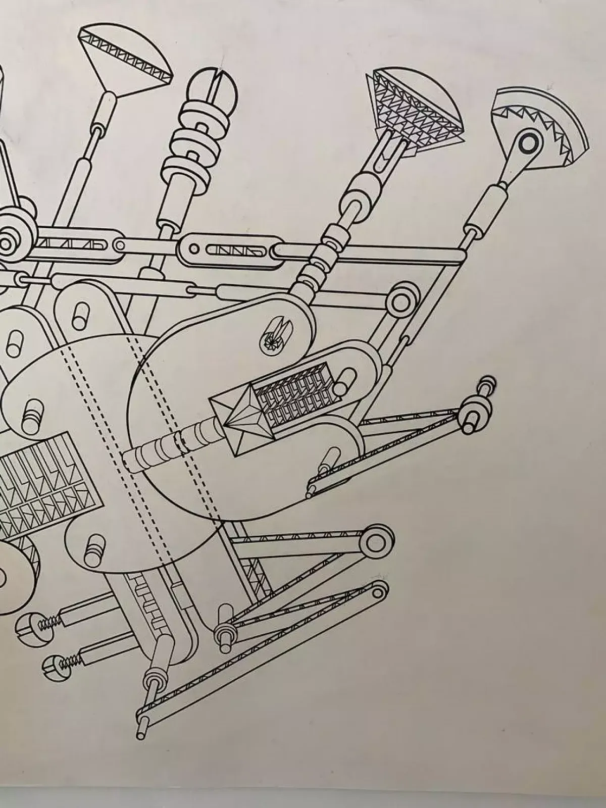 Renato Volpini, Part Of A Space Machine, Mixed Media, 1970s photo 1042.0