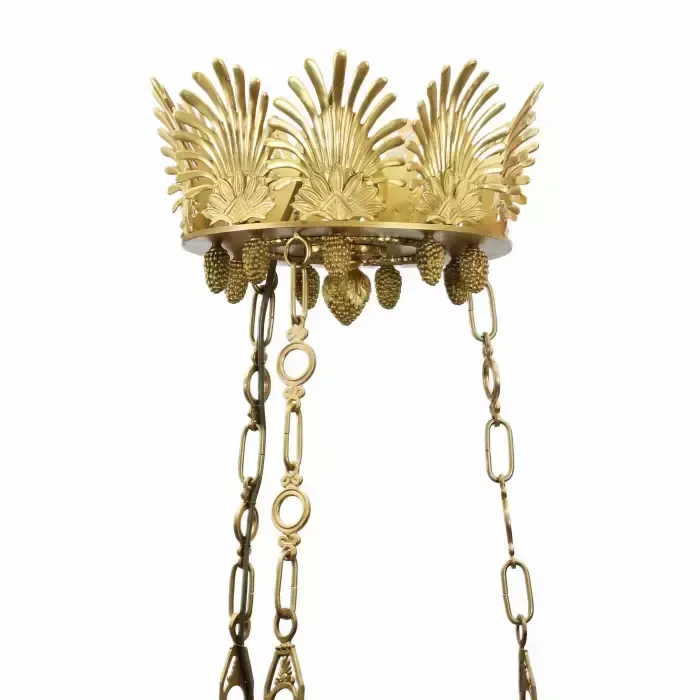 Impressive Chandelier In Empire Style. Russia. 19th Century. photo Lighting