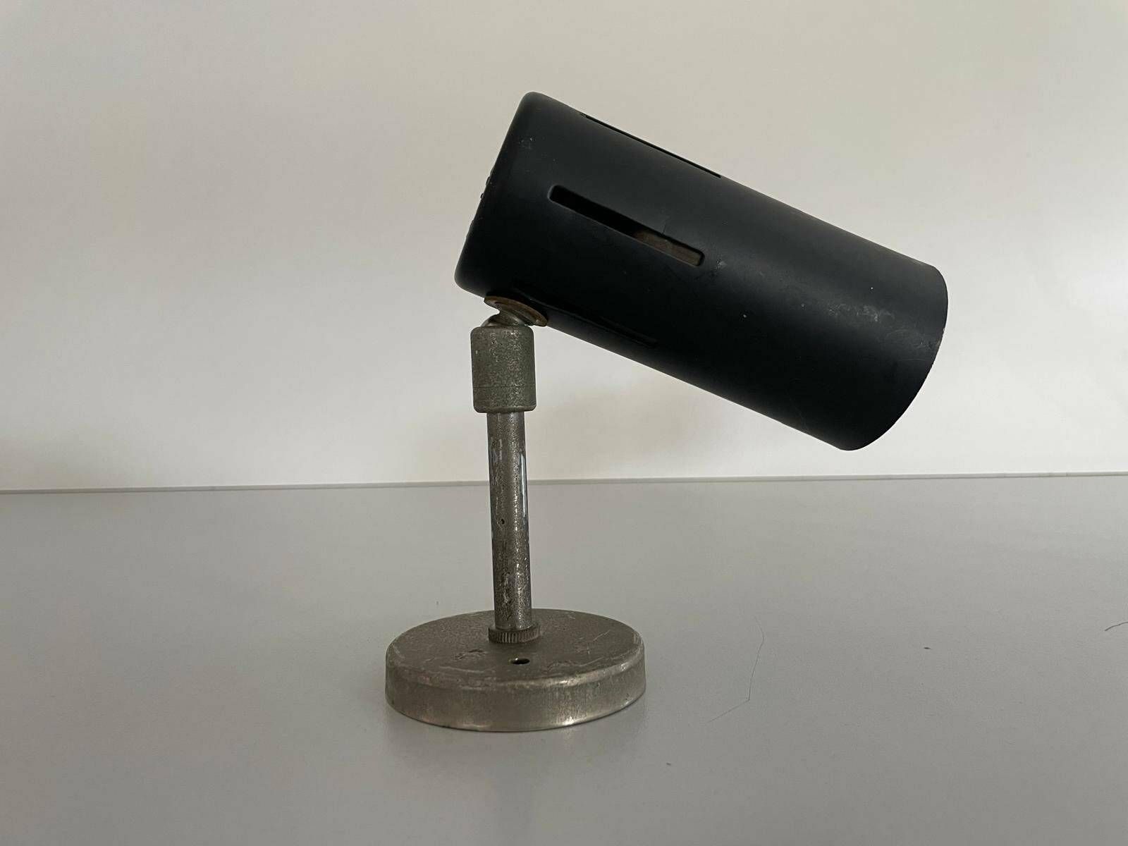 Italian Design Black Metal Spot Sconces, Set Of 3, 1950s, Italy photo buy