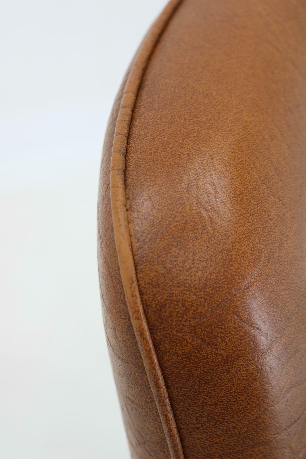 photo furniture 1960s Scandinavian Teak Armchair In Leatherette