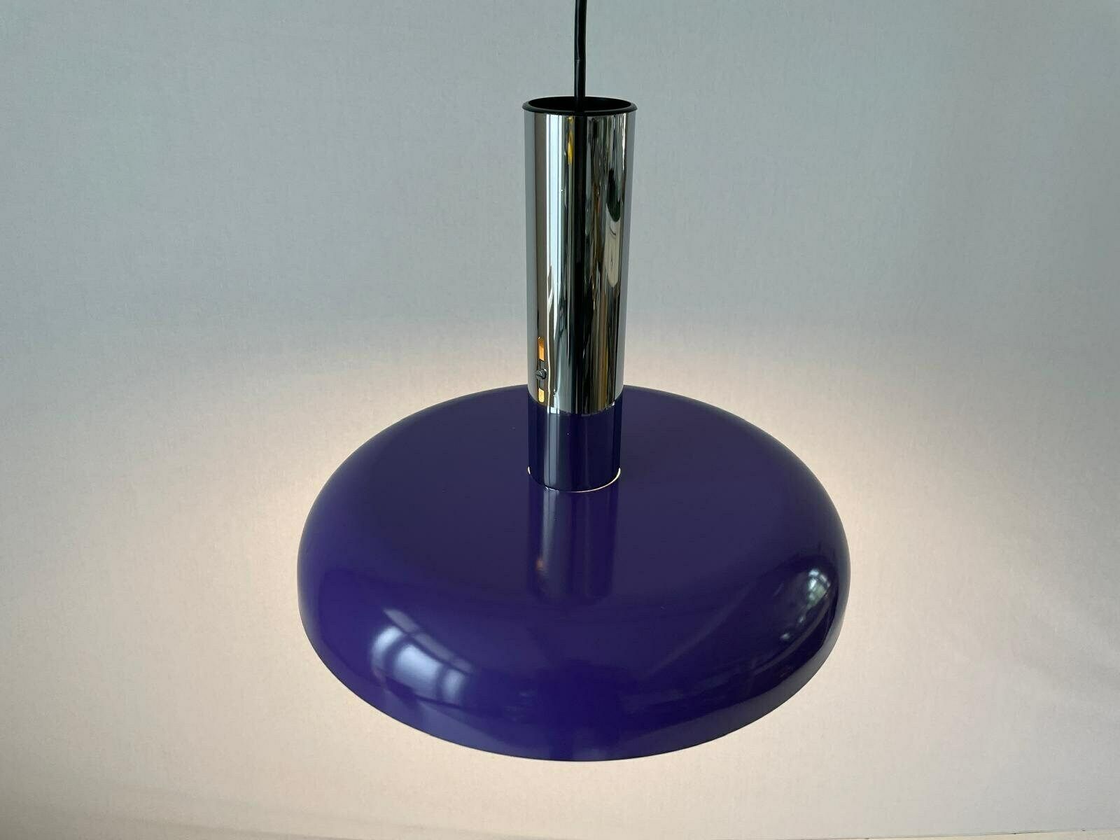Space Age Maroon Pendant Lamp By Staff, 1970s, Germany photo 598.0