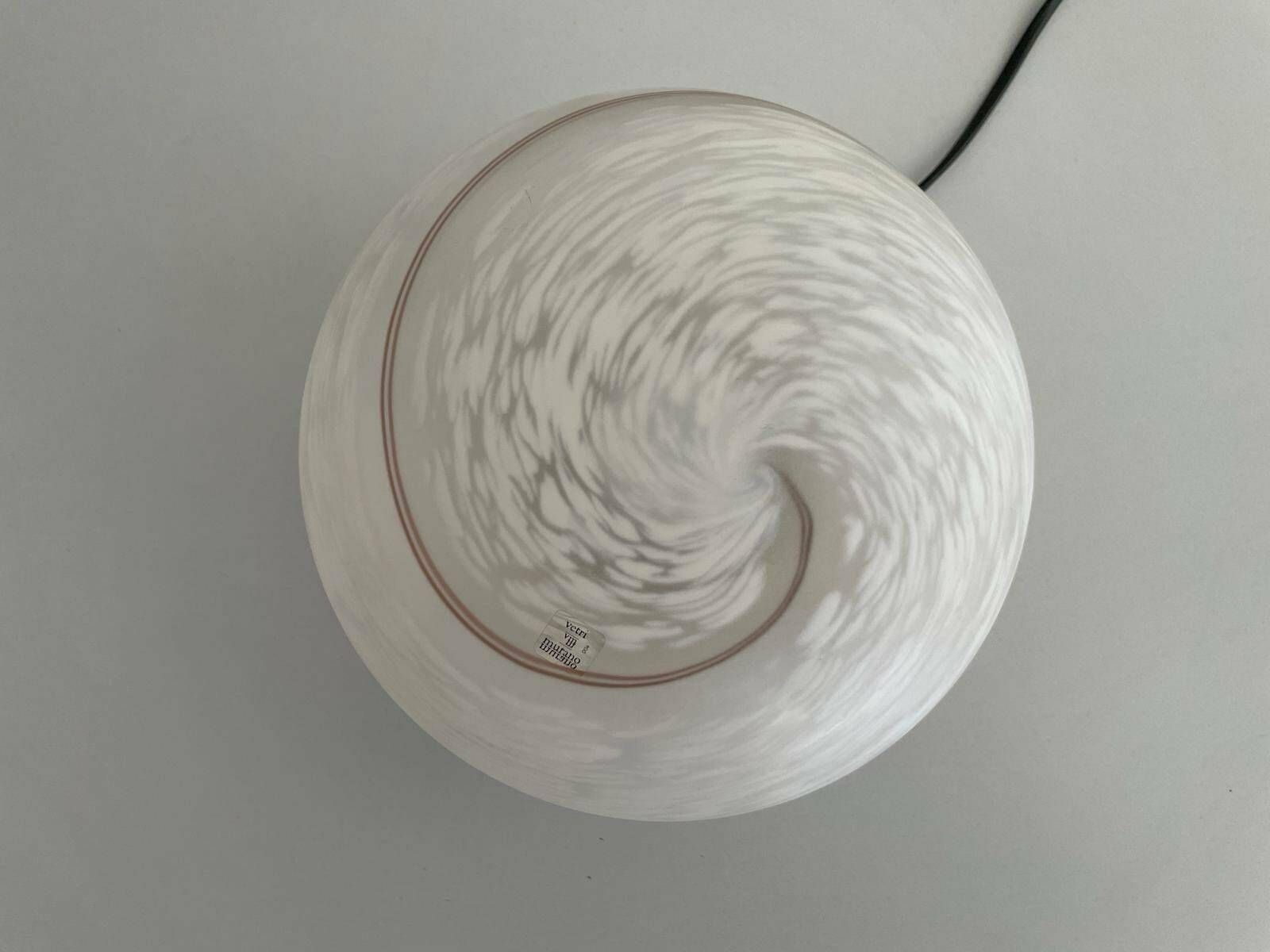 Italian Design Glass Pair Of Table Lamps By Vetri Murano, 1960s, Italy photo vintage