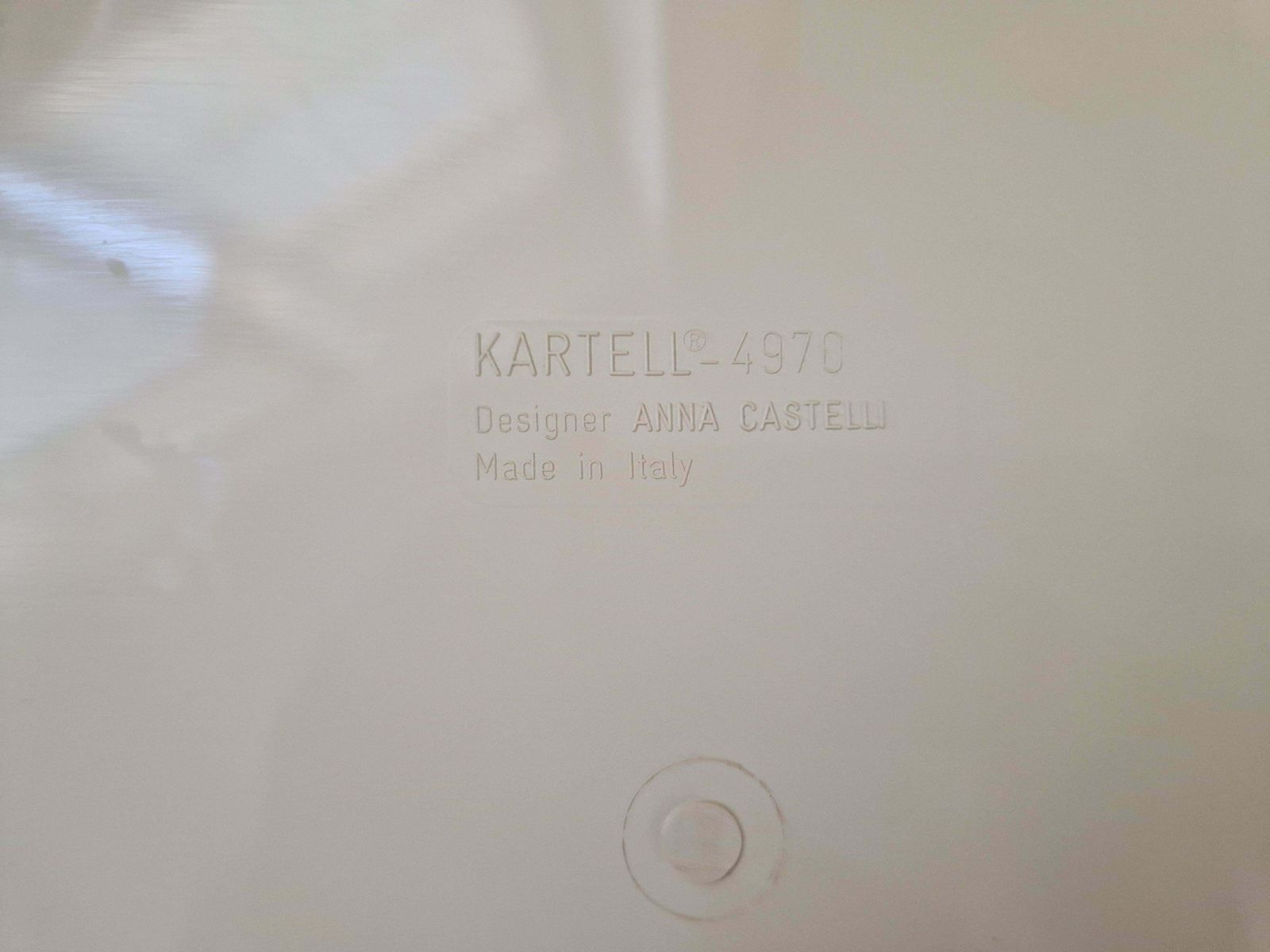 590.0 Midcentury "Componibili" Bedside Table, Anna Castelli For Kartell, Italy, 1960s photo