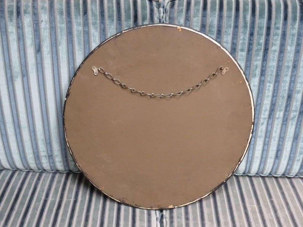 1950's English Butlers Porthole Convex Mirror photo Home Decor