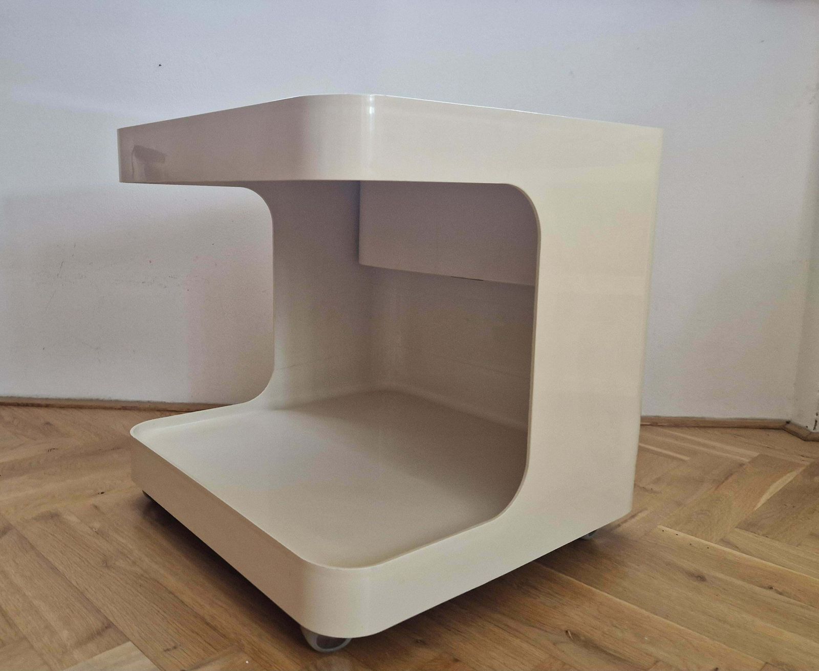 Furniture Midcentury Side Table Game Designed By Marcello Siard For Longato, Italy, 1970s photo
