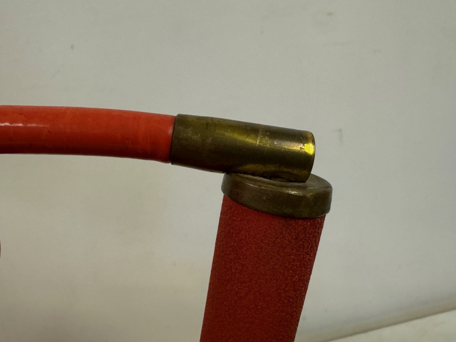 1950s Red Italian Table Lamp, Vintage photo furniture