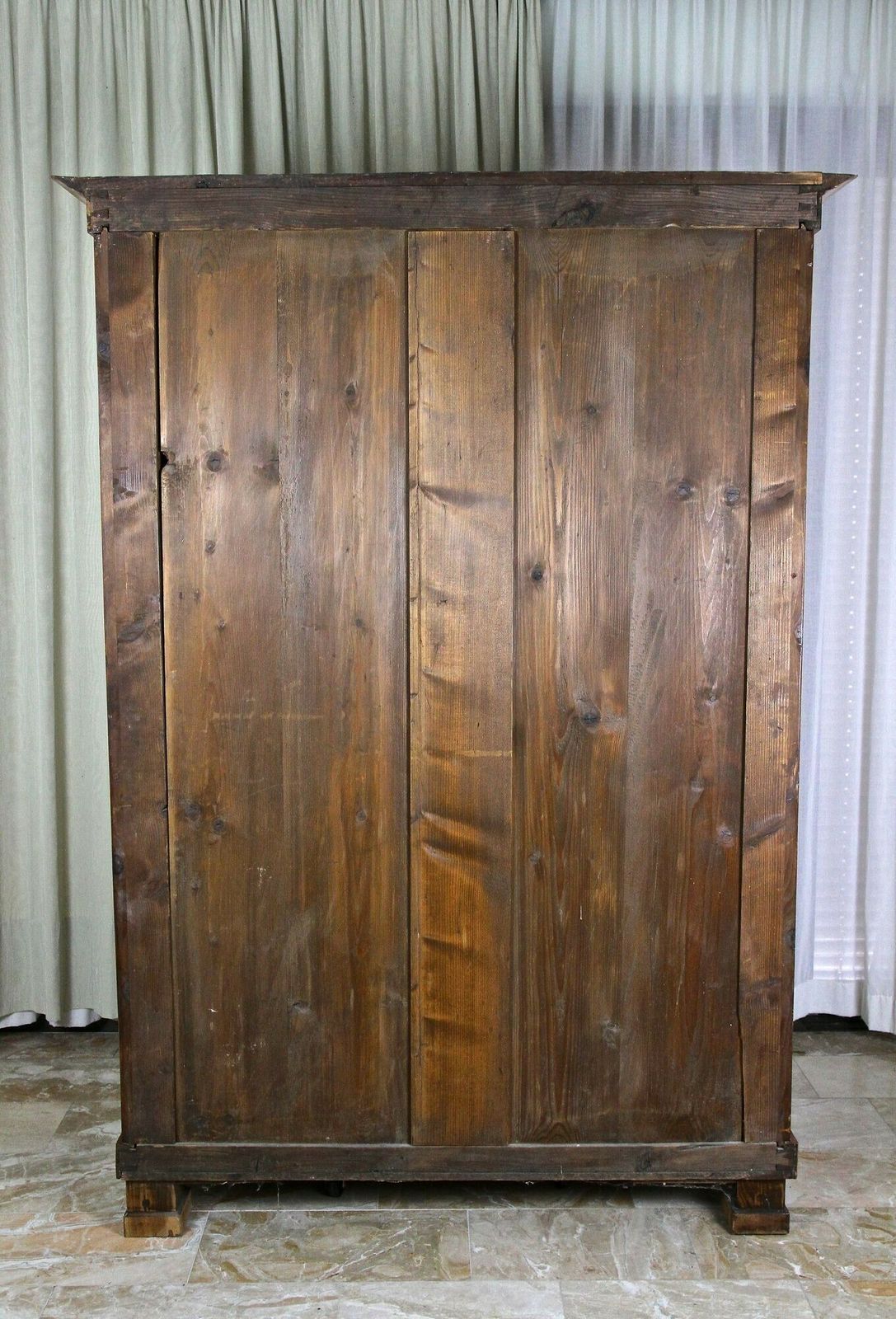 19th Century Biedermeier Cherrywood Cabinet, Austria Circa 1825 photo vintage