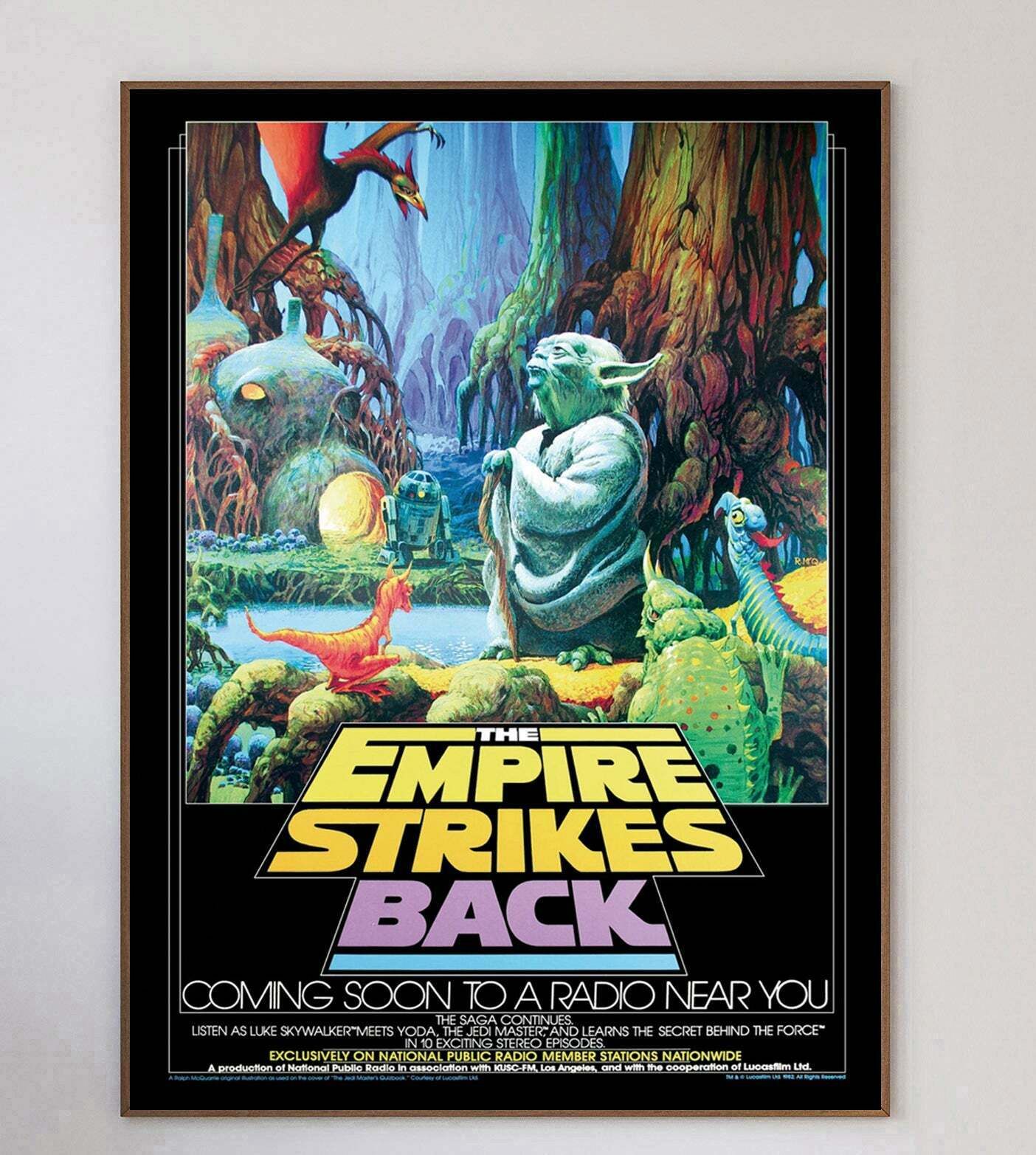 Star Wars The Empire Strikes Back Npr  Original Vintage Poster photo 2324.0