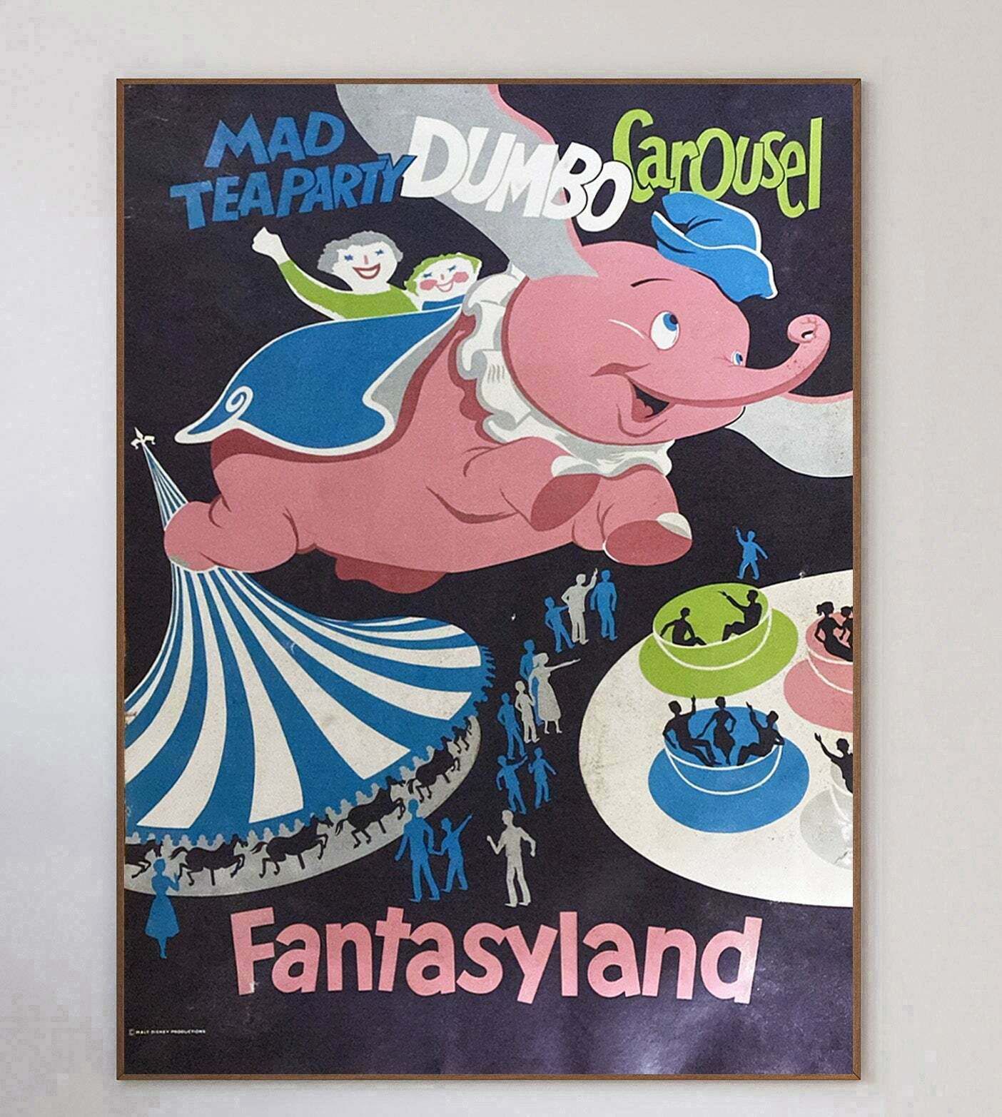 Disneyland   Fantasyland Original Vintage Poster photo 1016.0