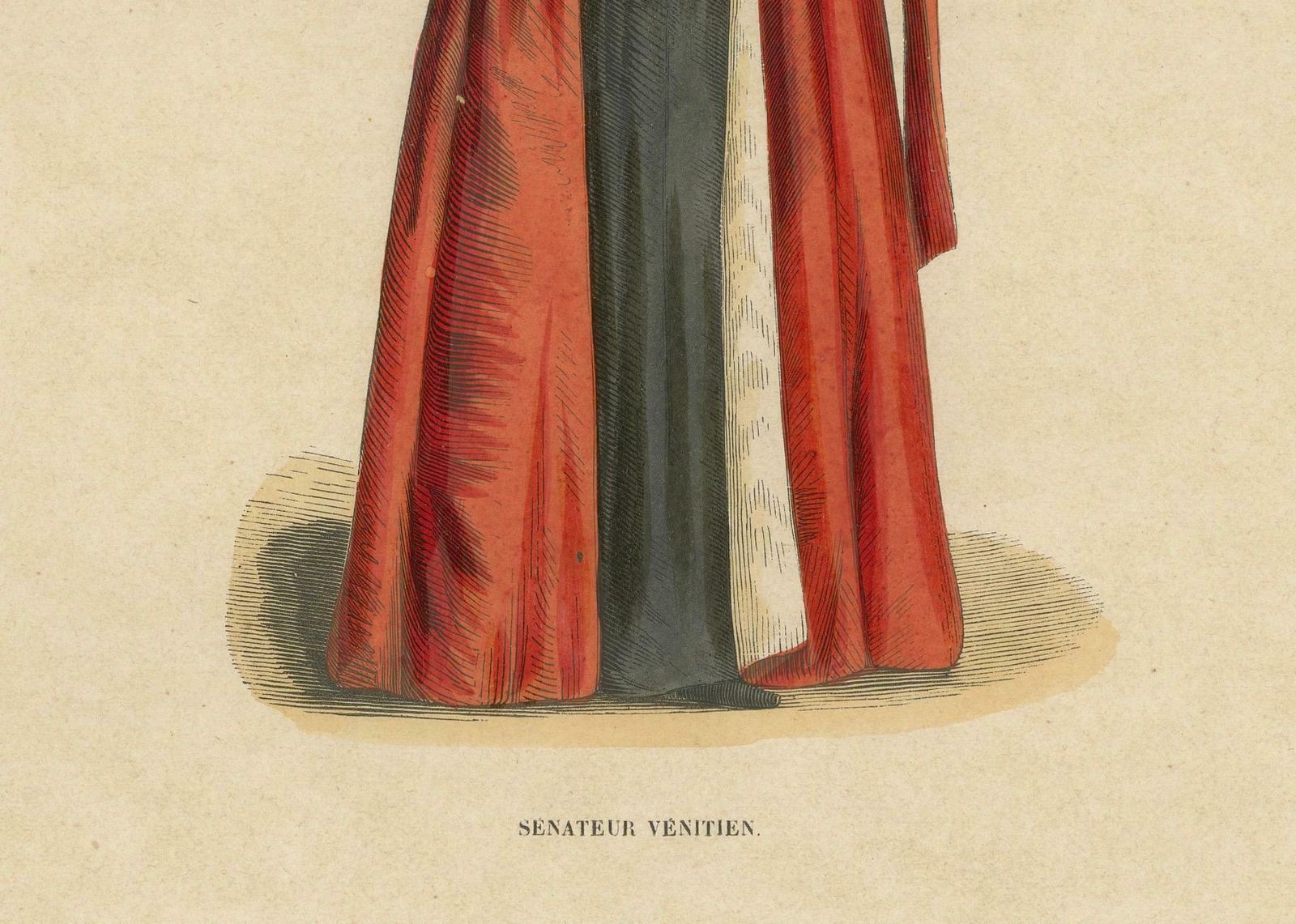In Council And Commerce: A Venetian Senator In Robes Of Office, 1847 photo Art