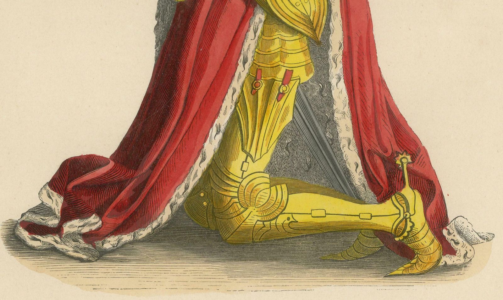 Albrecht Achilles: The Warrior Prince Of Brandenburg In Prayer, 1847 photo furniture