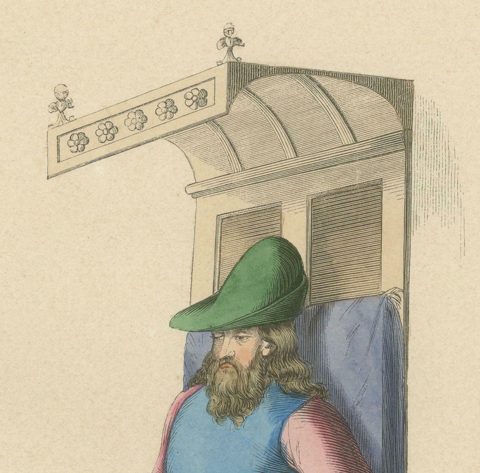 Seated Spanish Nobleman: The Visage Of Authority, 1847 photo Art