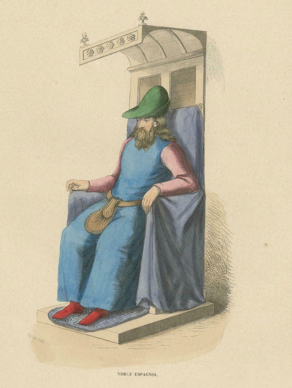 Seated Spanish Nobleman: The Visage Of Authority, 1847 photo 172.0