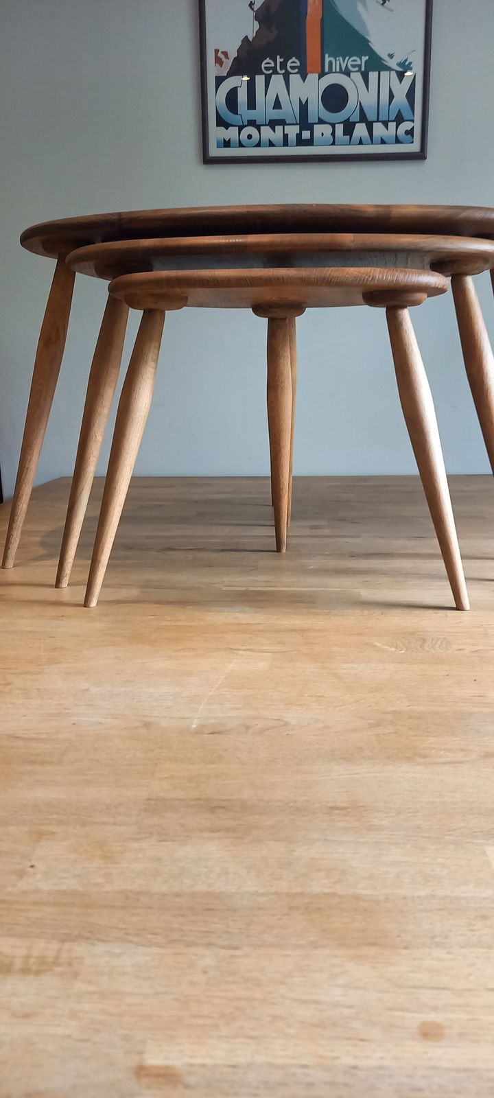 Now Sold** Vintage Ercol Pebble Nesting Tables photo Furniture