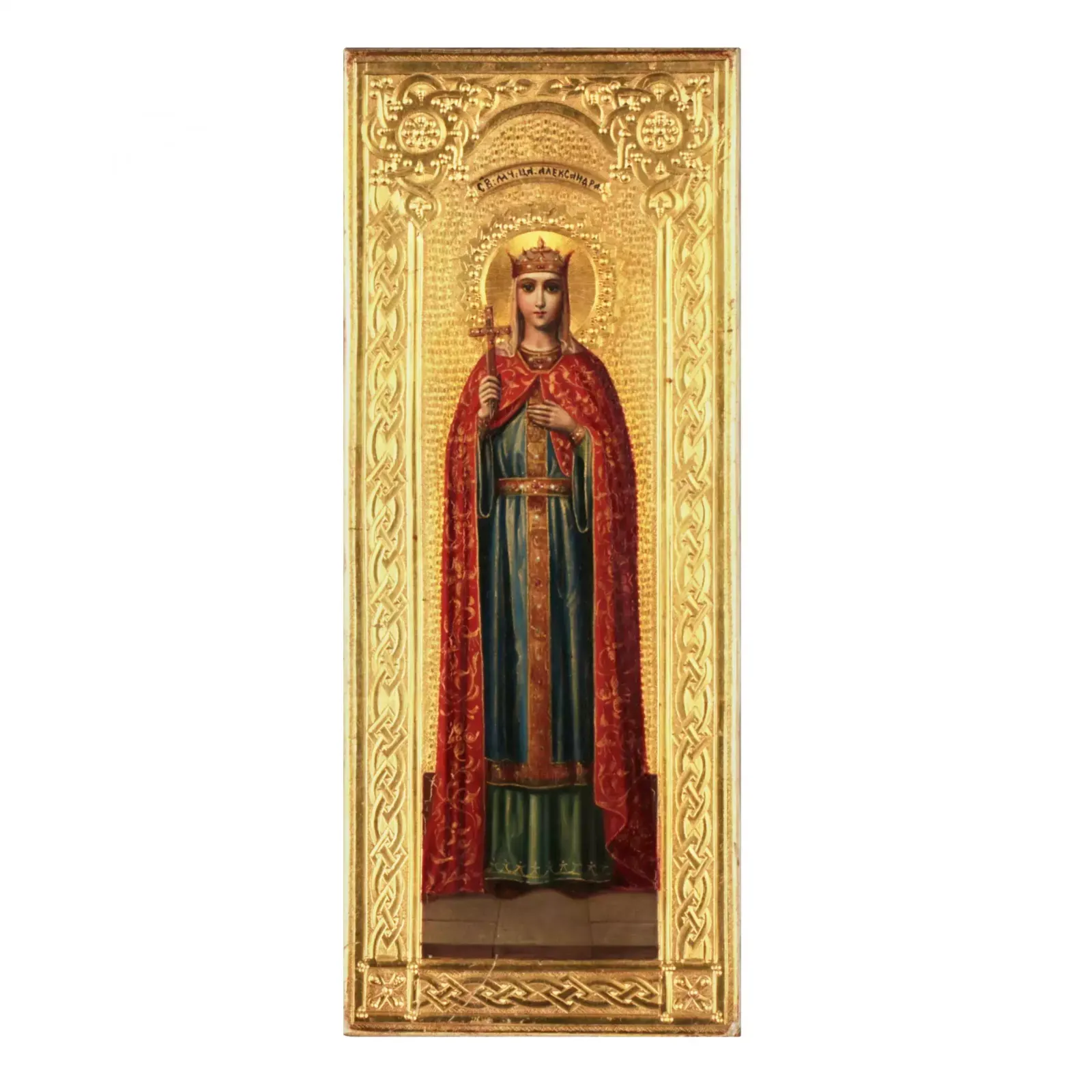 Icon Of St. Alexandra. The Turn Of The 19th And 20th Centuries. photo for sale