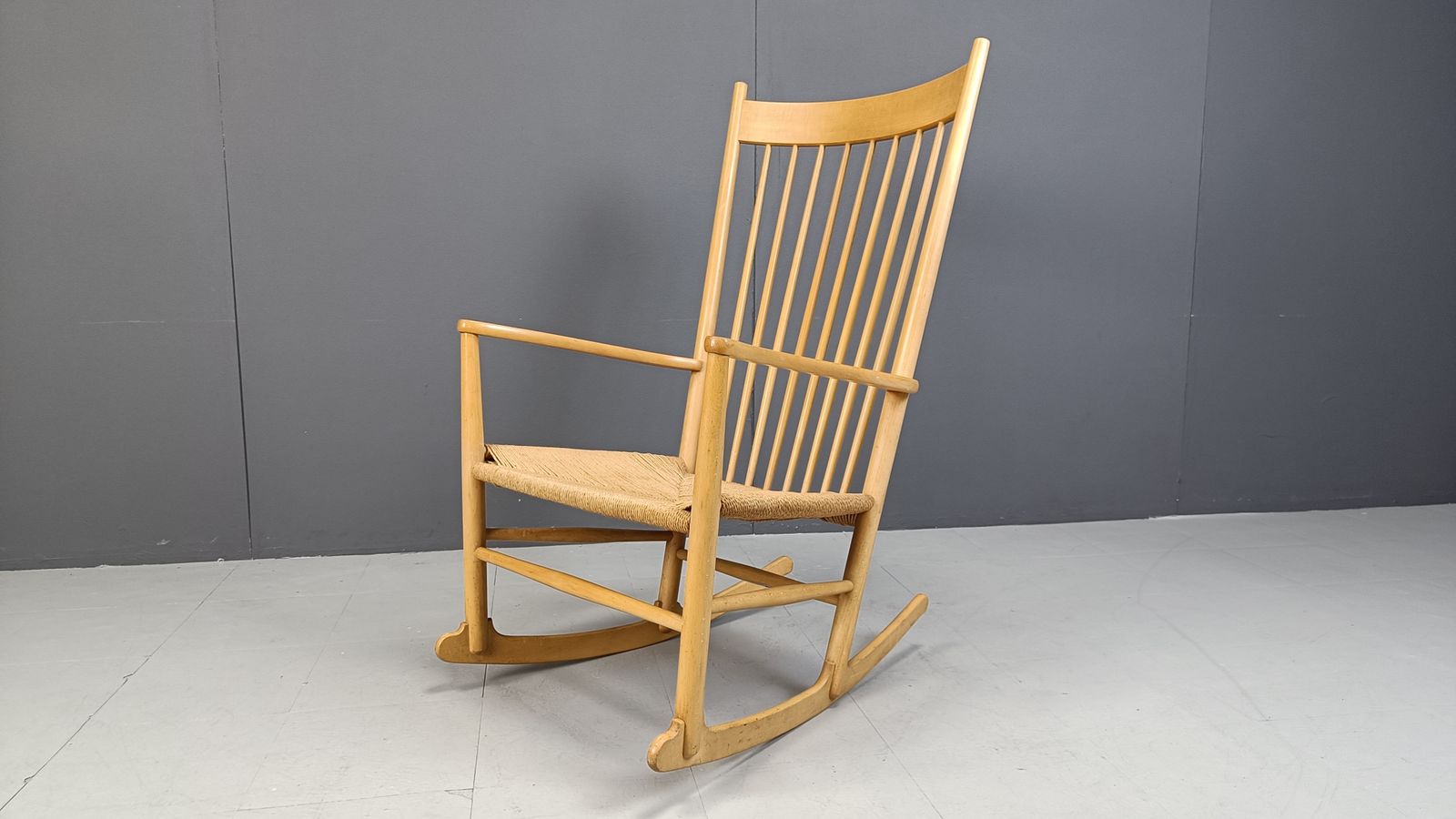 J16 Rocking Chair By Hans Wegner For Fdb Mobler, 1960s photo for sale