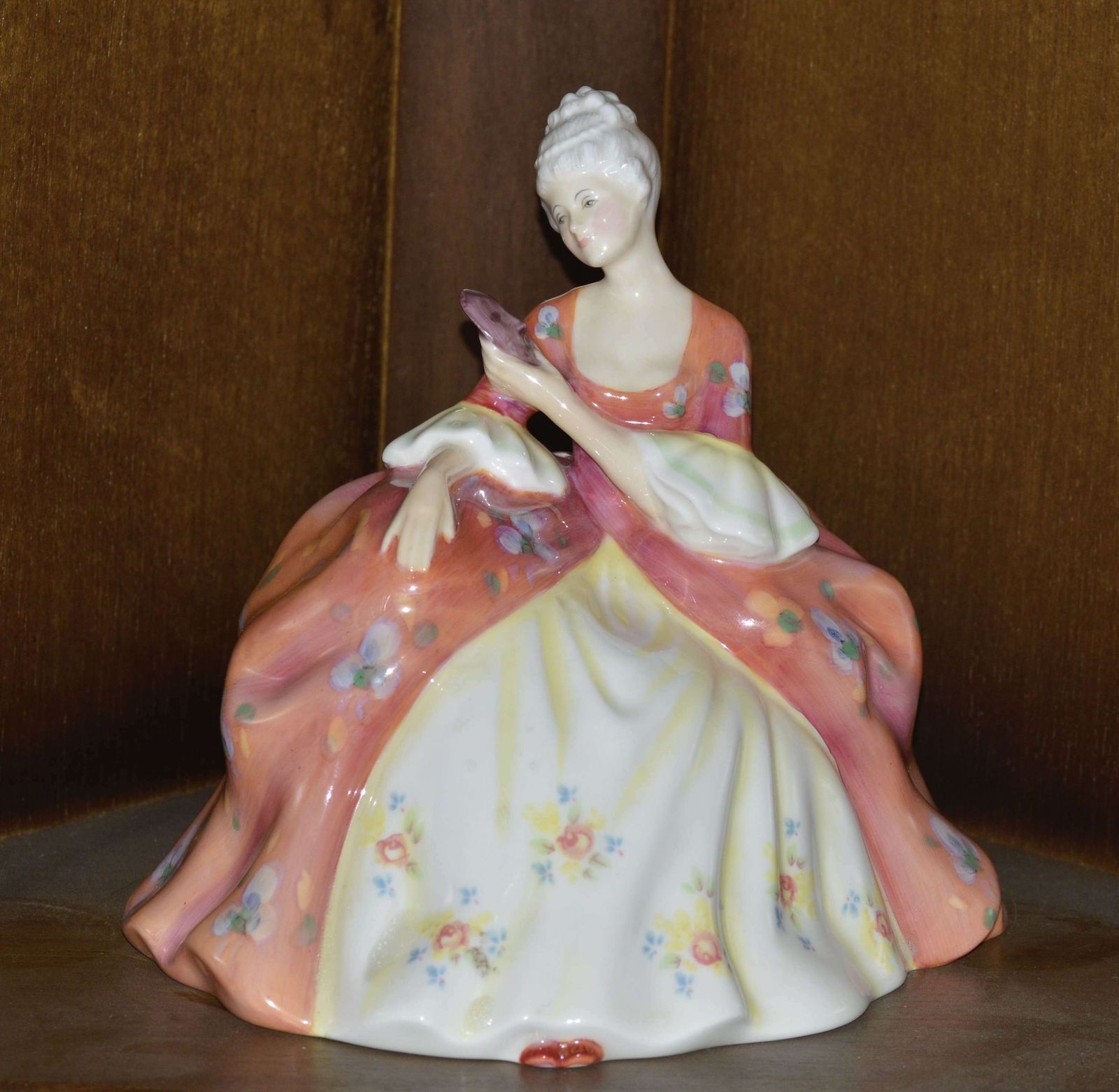 Royal Doulton 1978 Porcelain Wistful Figurine   Peggy Davies Classics