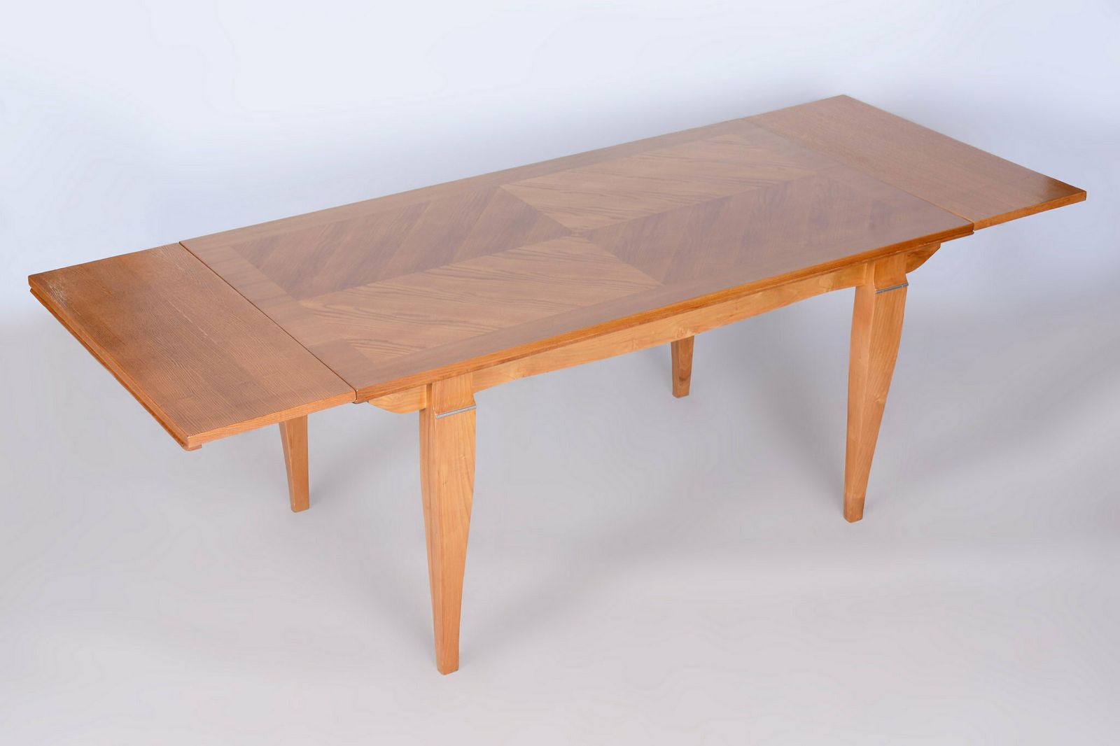 Restored Art Deco Folding Table, By J. Leleu, Oak, Spruce, France, 1920s photo Furniture