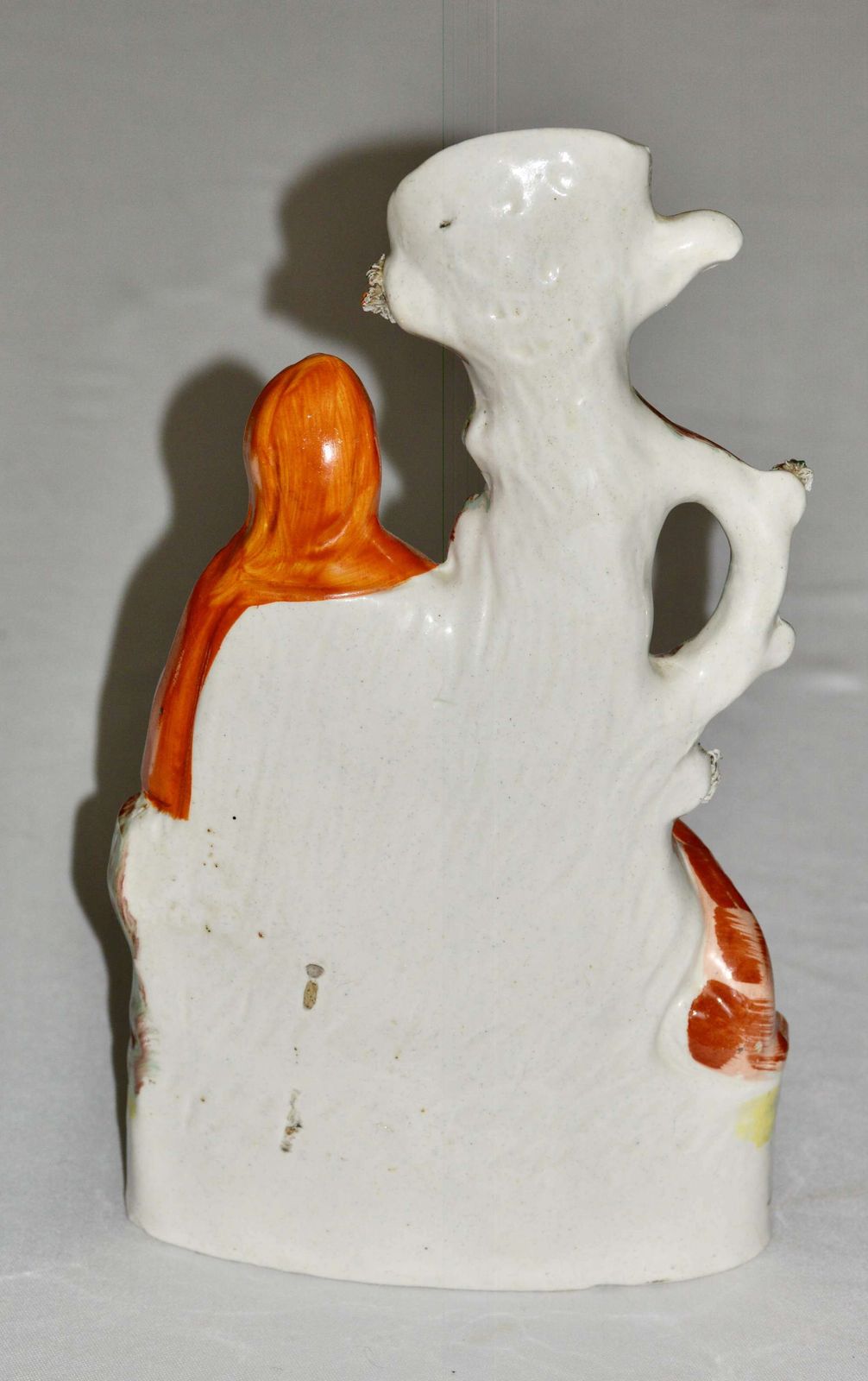 A Large Victorian Staffordshire Spill Vase   Little Red Riding Hood photo Home Decor