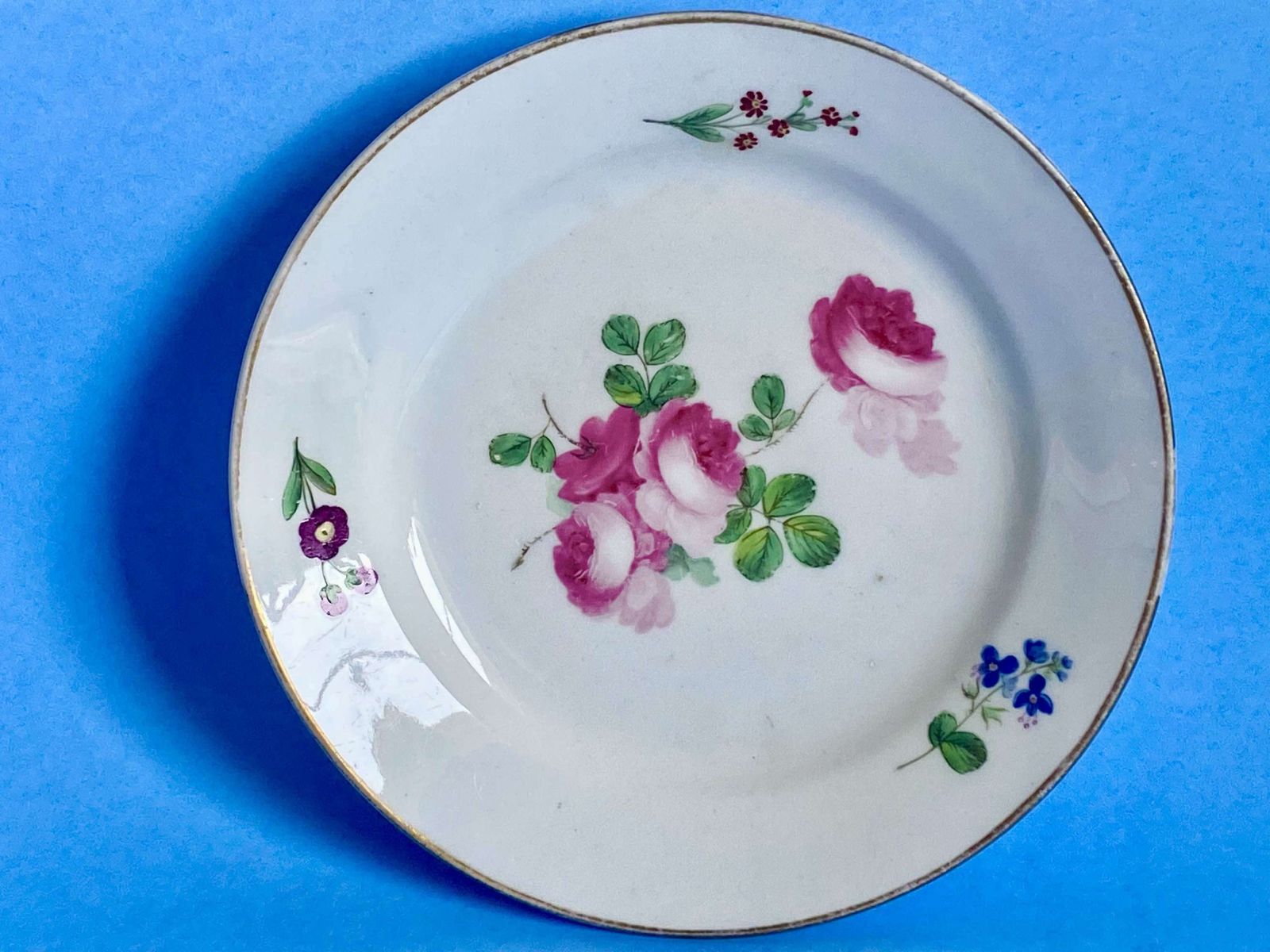 Set Of Four Swansea Porcelain Dessert Plates   Circa 1818 1820 photo furniture