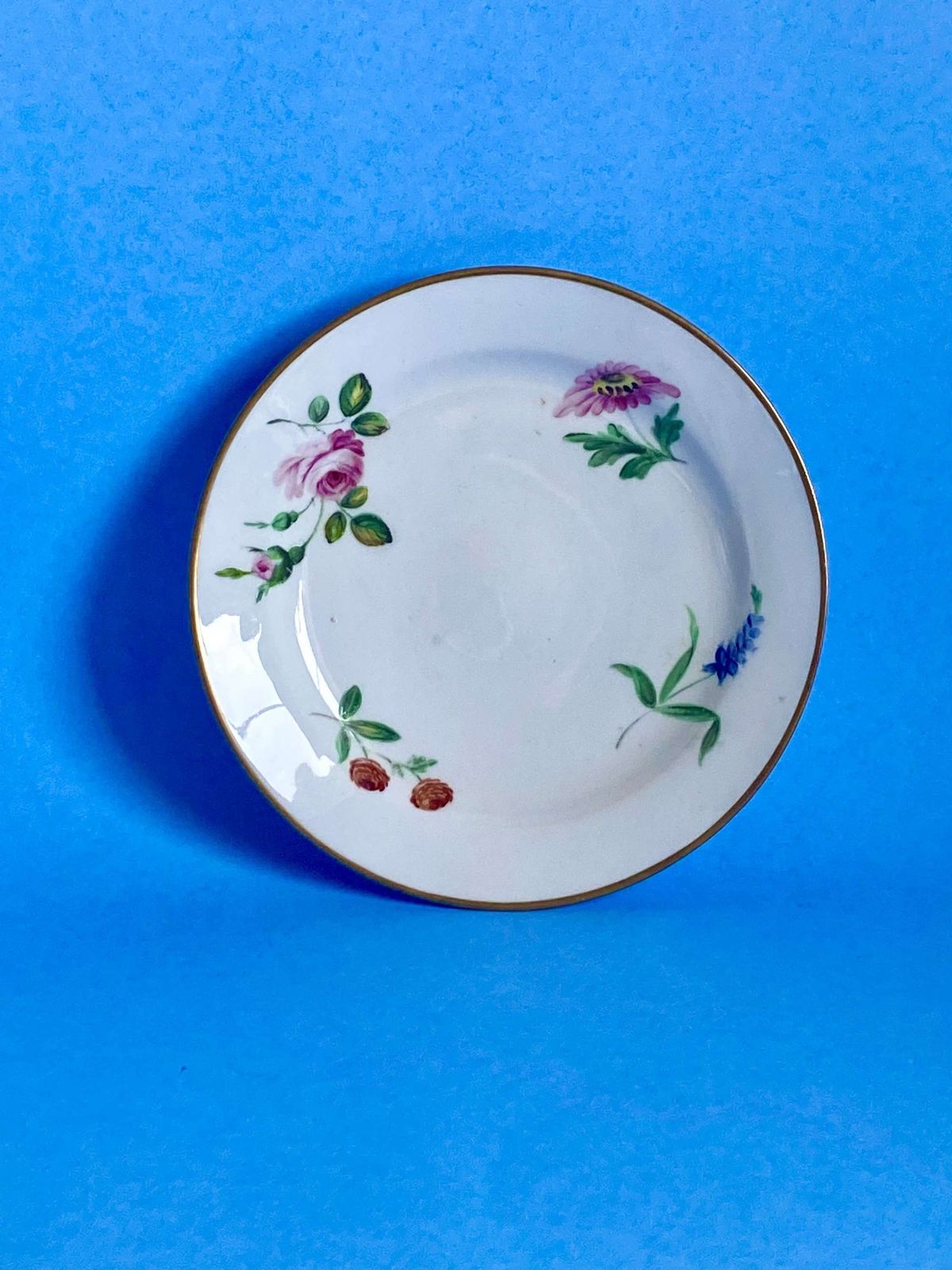 Set Of Four Swansea Porcelain Dessert Plates   Circa 1818 1820 photo Home Decor