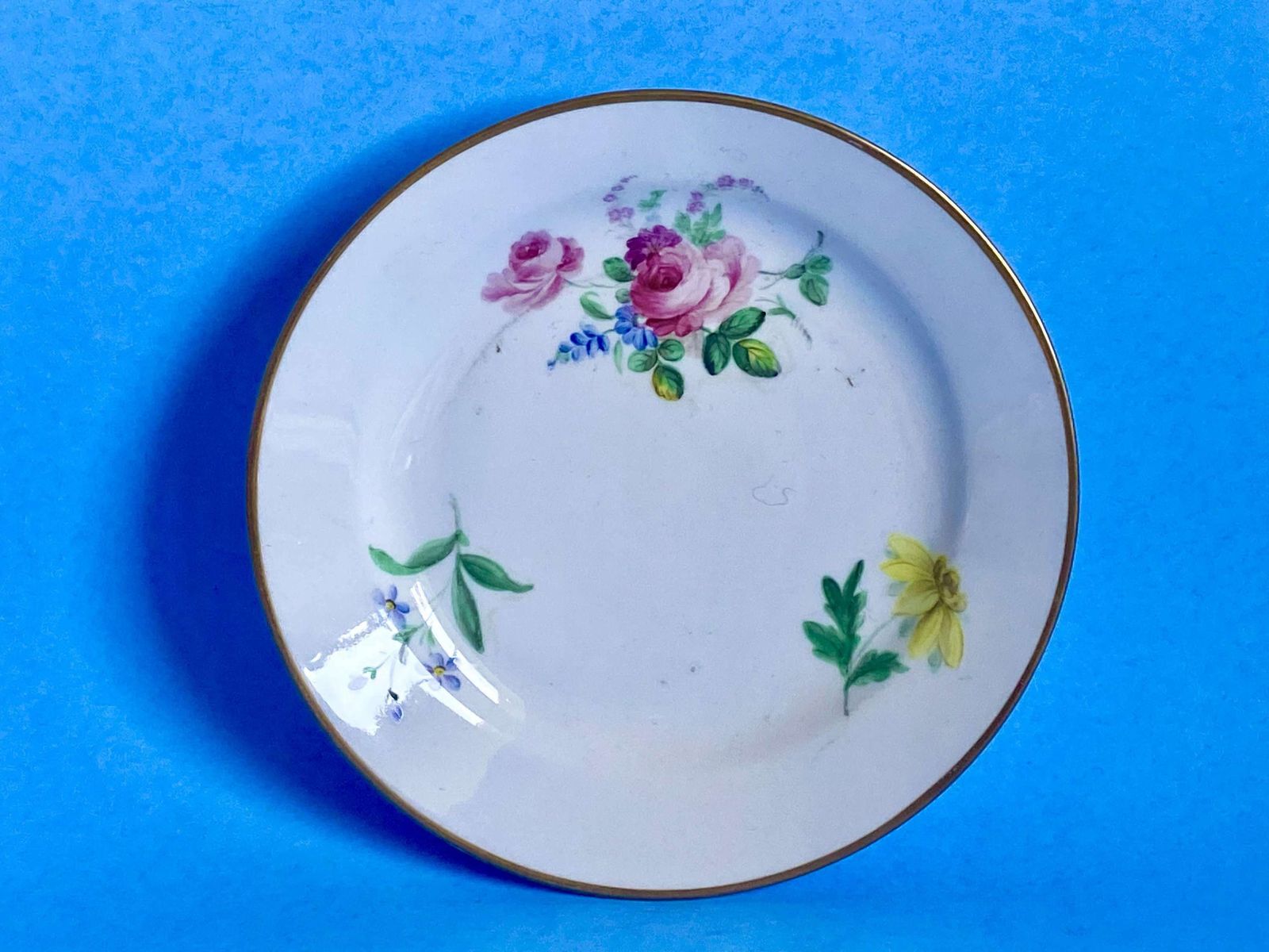 photo furniture Set Of Four Swansea Porcelain Dessert Plates   Circa 1818 1820