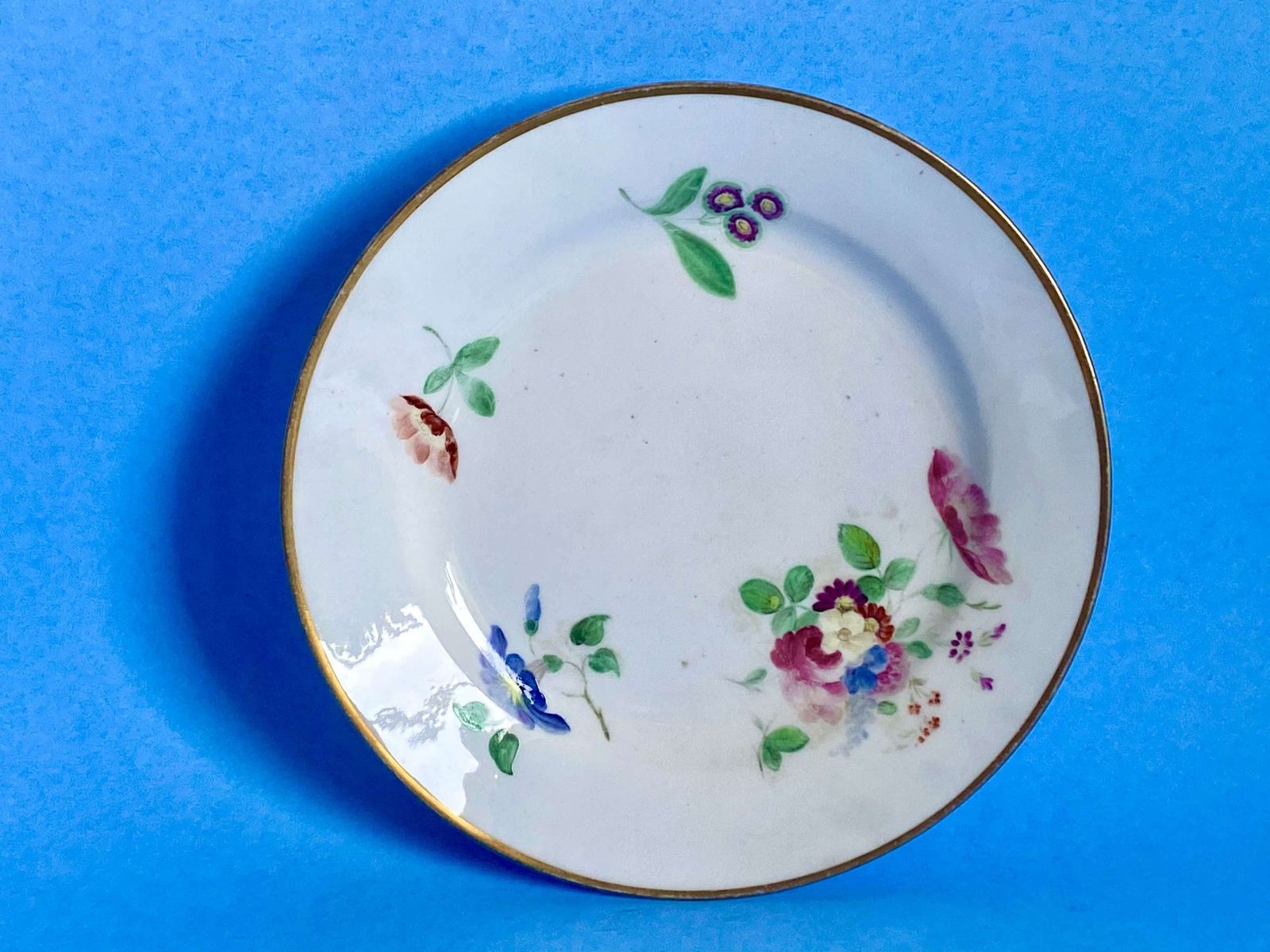 photo buy Set Of Four Swansea Porcelain Dessert Plates   Circa 1818 1820