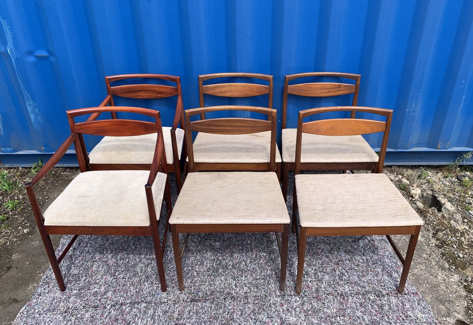 Set Of 6 Dining Chairs, Model 9513 By Tom Robertson For McIntosh, U.K. photo for sale