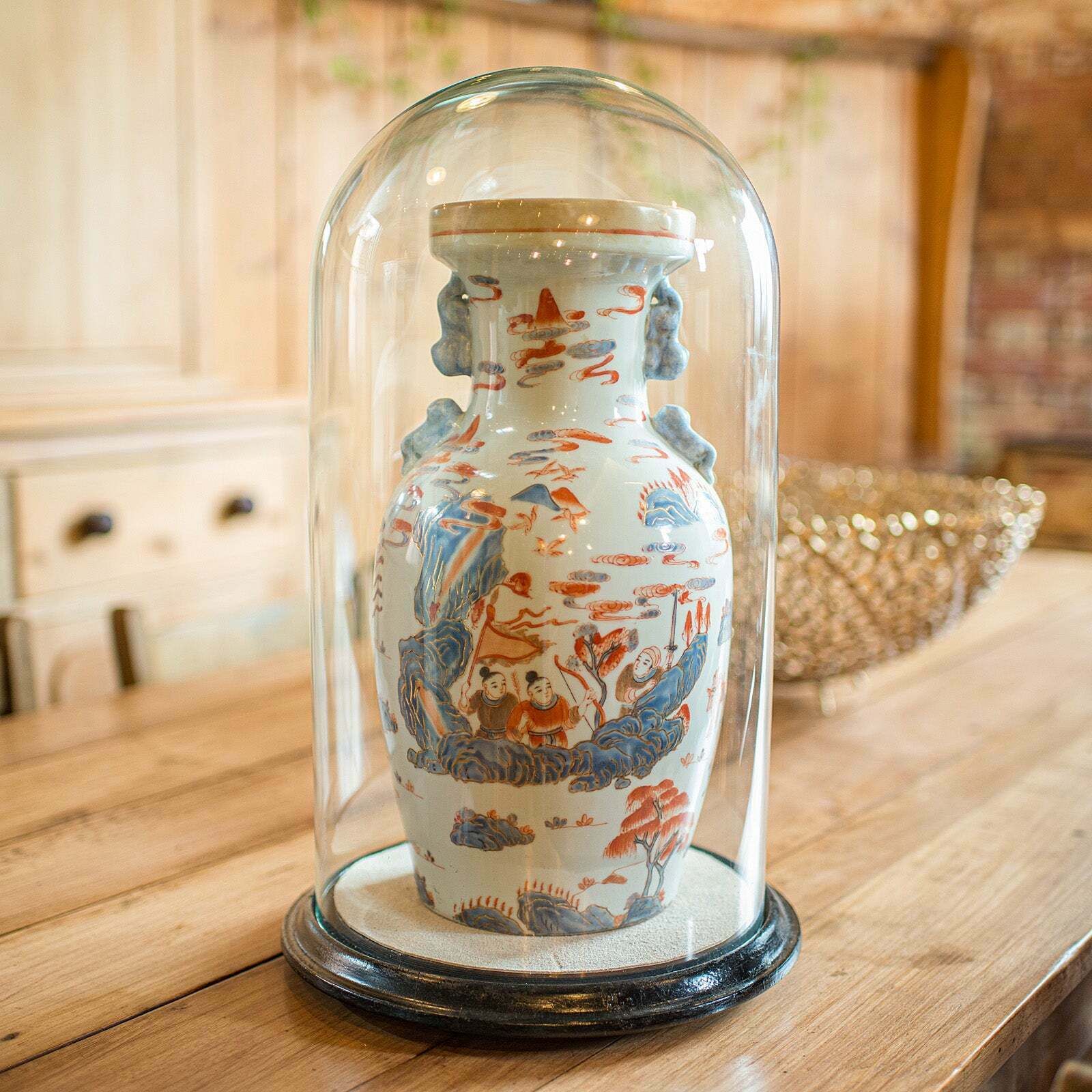 Wide Antique Taxidermy Dome, English, Glass Specimen Showcase, Victorian, C.1870 photo furniture