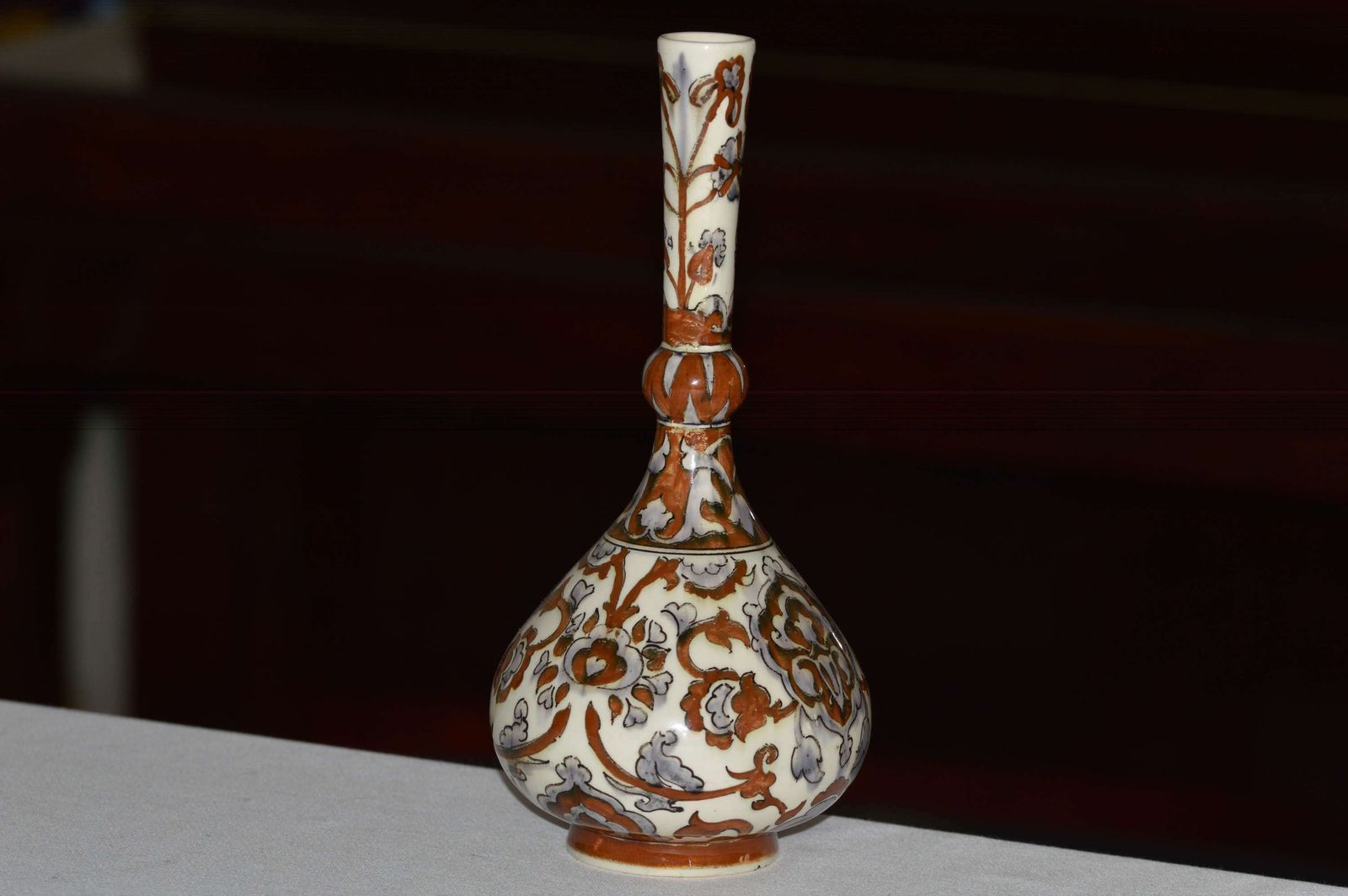 photo furniture Stunning Art Nouveau 1892 Rozenburg Den Haag   Knobby Vase
