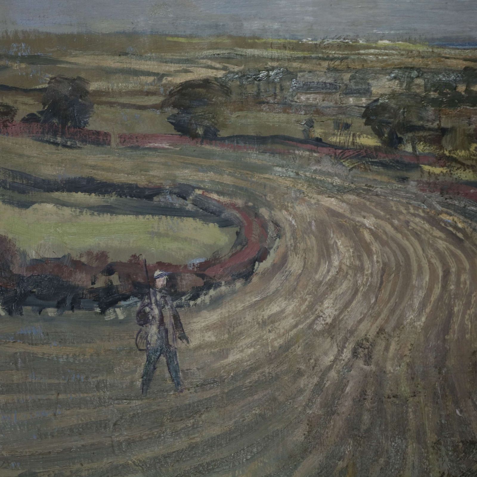 Original Art By Jack Fieldhouse: Countryside Shooting Scene photo vinterior