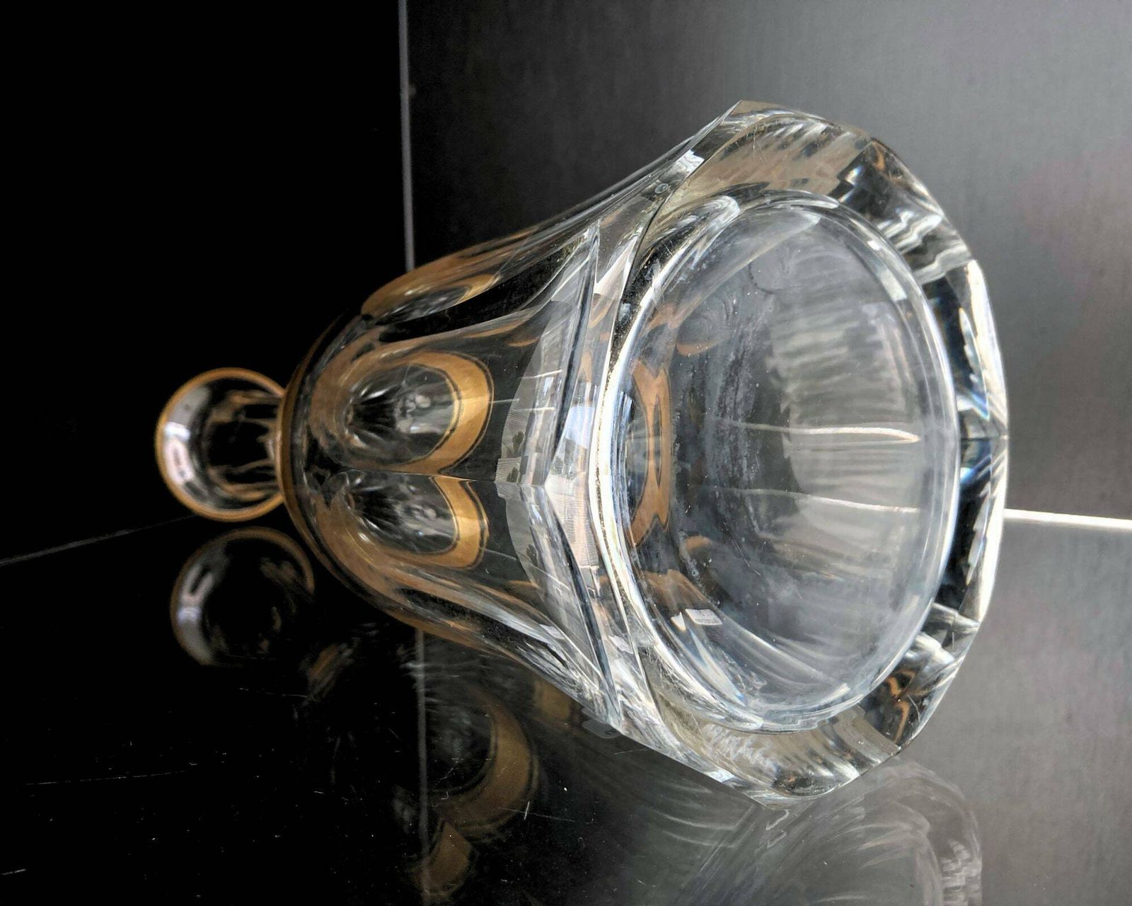 Crystal Decanter Gold | 1pcs | 24k By Theresienthal (Minton Borte) photo buy