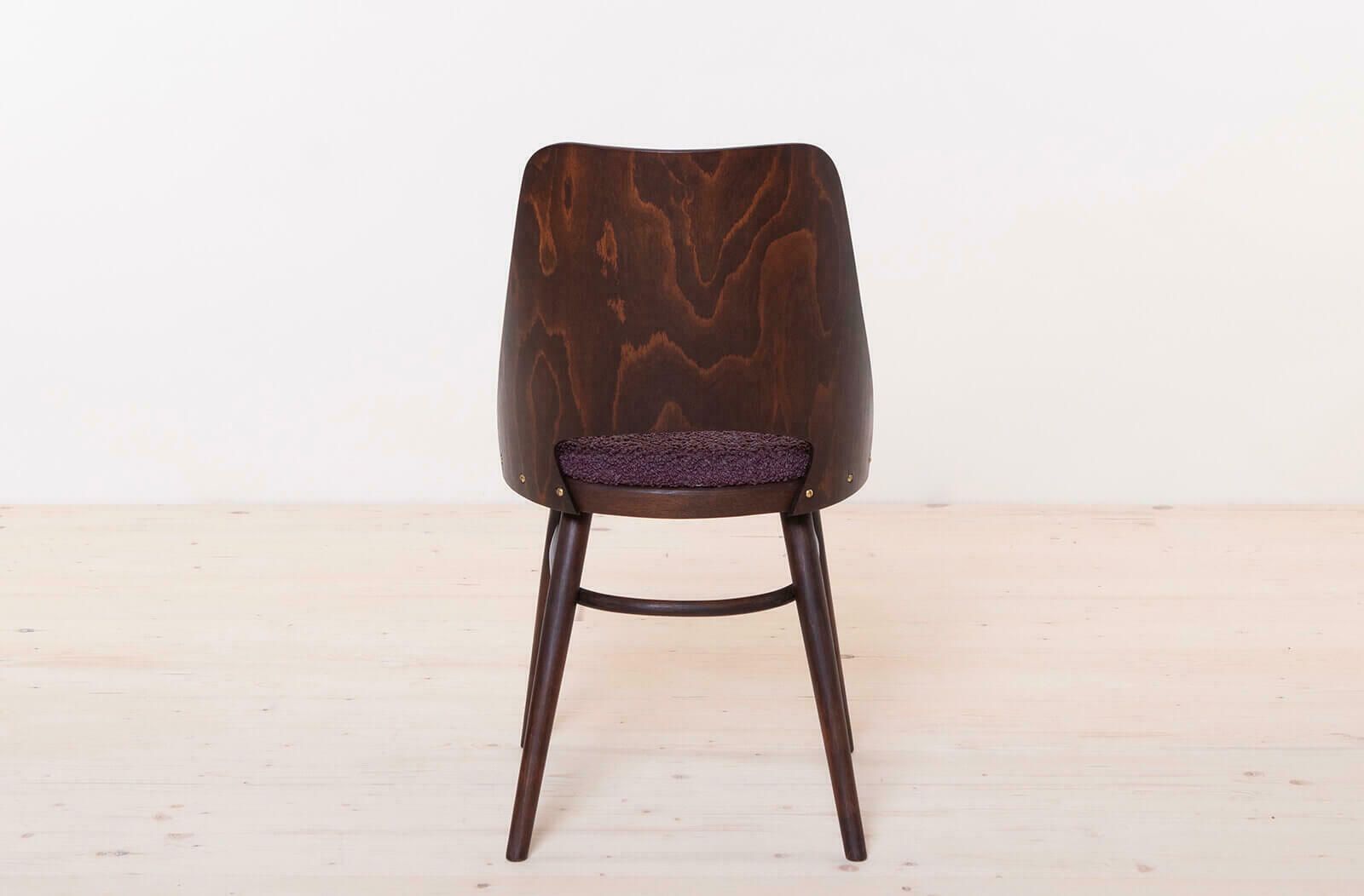 Furniture Set Of 6 Dining Chairs By R. Hofman For Ton, Model 514, 1960s, Reupholstered photo