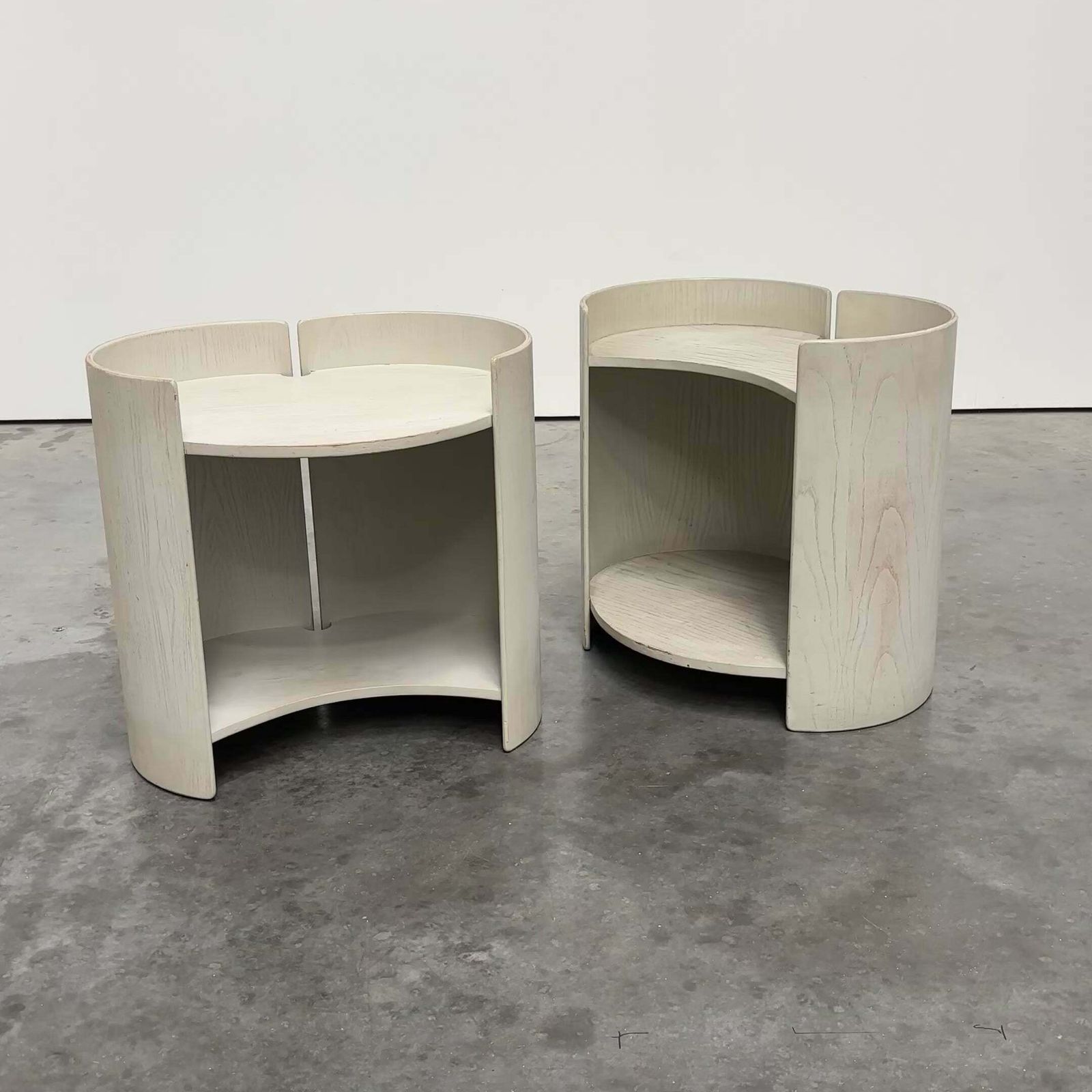 Pair Of Gea Side Tables By Kazuhide Takahama photo vintage