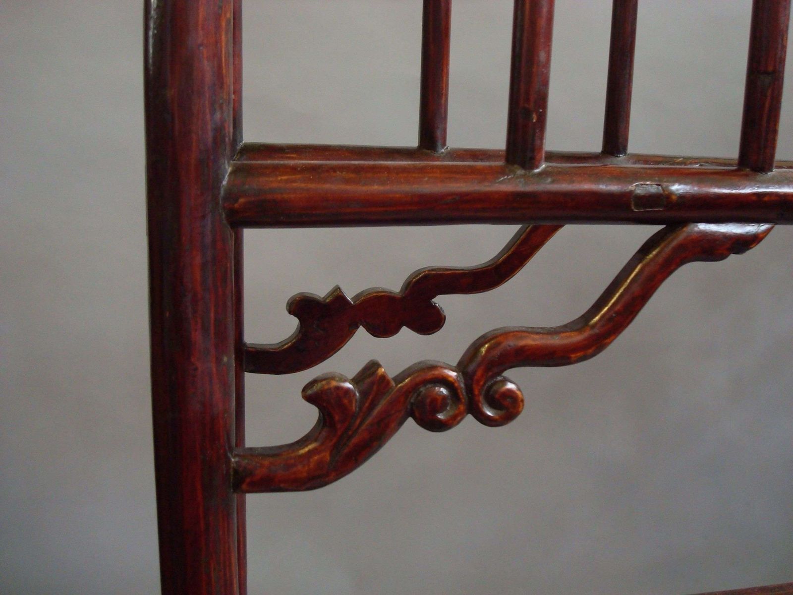 Very Rare C19th Chinese Large Lacquered Robe Stand/Clothes Horse photo buy