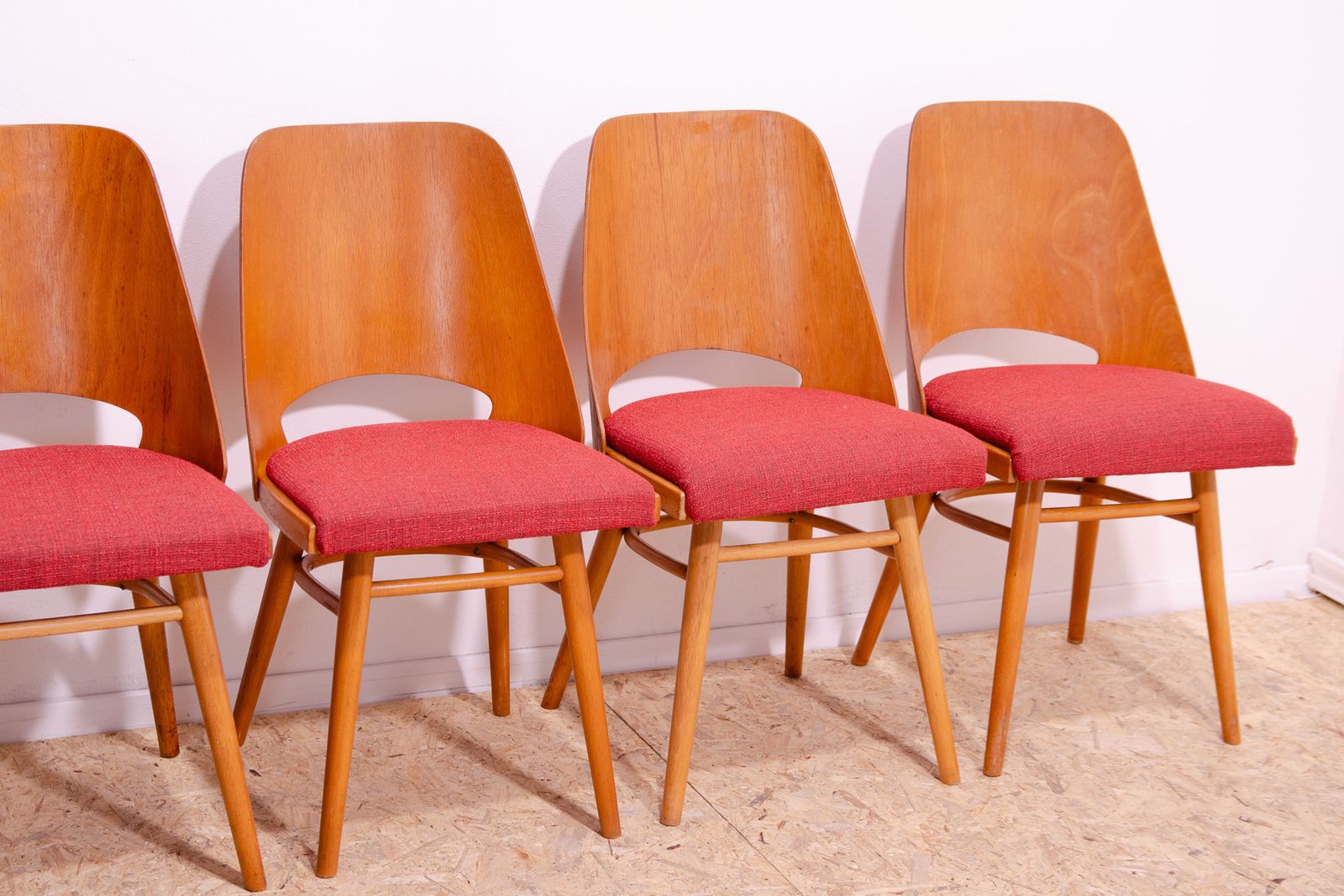 Mid Century Dining Chairs By Radomír Hofman, 1960´S, Set Of 6 photo vinterior