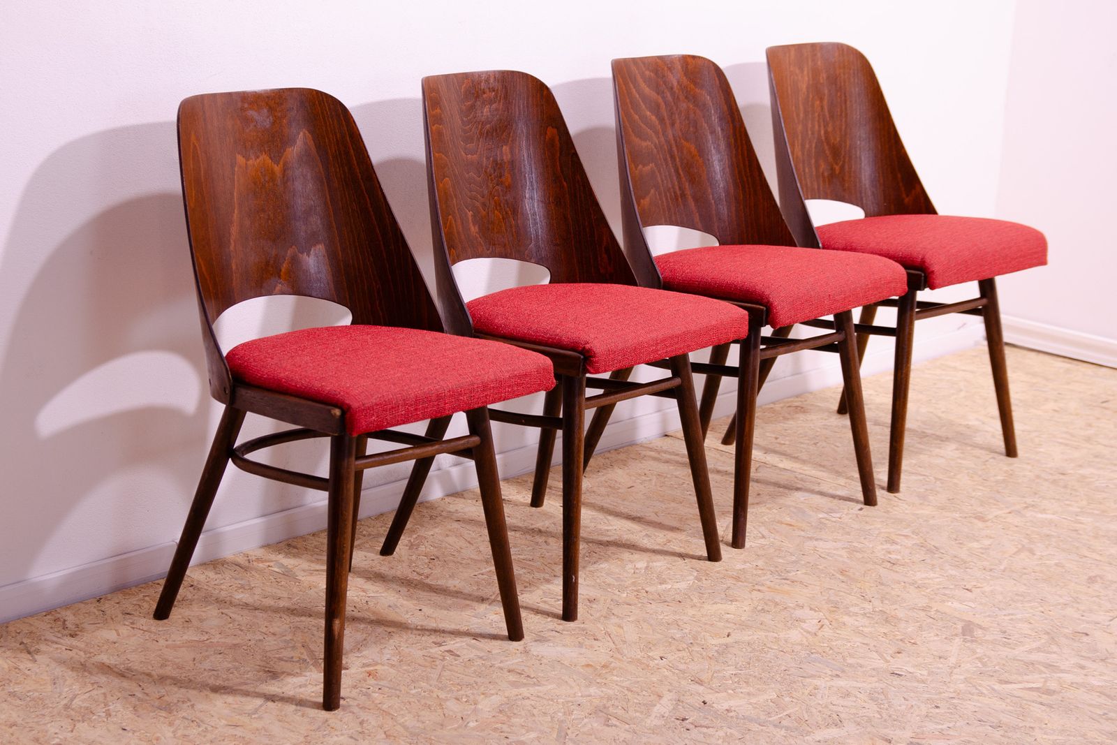 Mid Century Dining Chairs By Radomír Hofman, 1960´S, Set Of 4 photo Furniture
