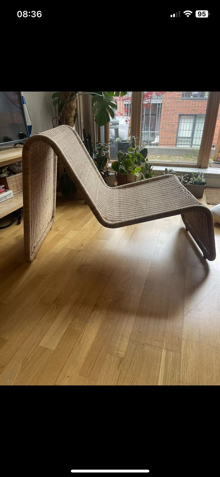 Tito Agnoli Rattan Easy Chair 1982 photo Furniture