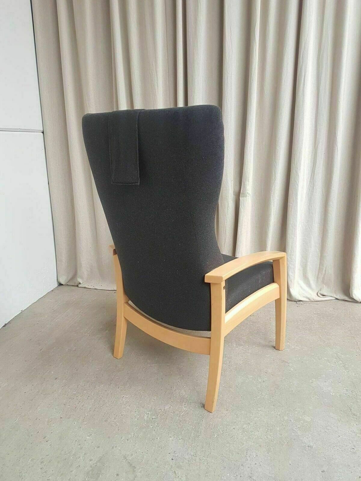 photo furniture Vtg Mid Century Design Danish Beech Recliner Chair Farstrup Scandi Retro R261