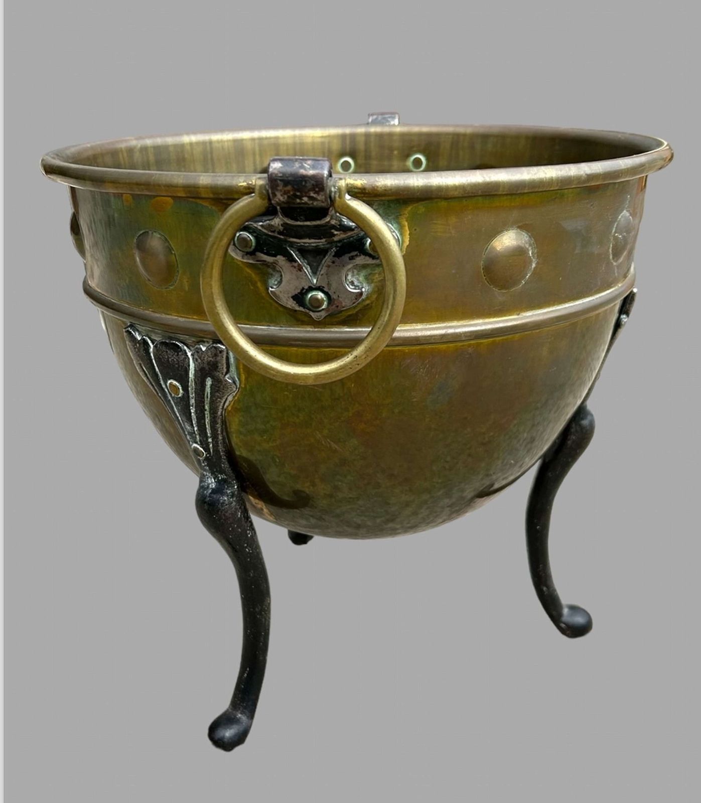 Brass Arts & Crafts Jardinière By Henry Loveridge photo furniture