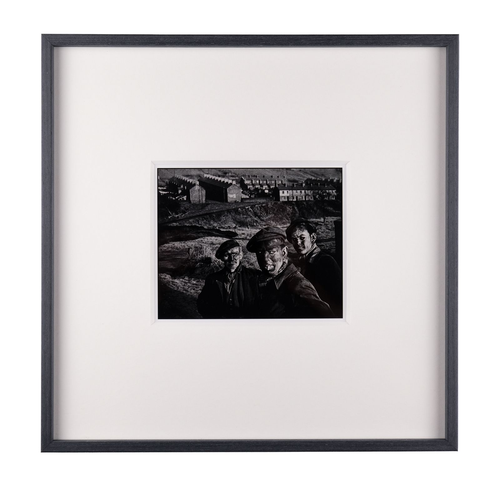 W. Eugene Smith "Welsh Miners" Estate Stamped Framed Magnum Print, 1950 photo furniture
