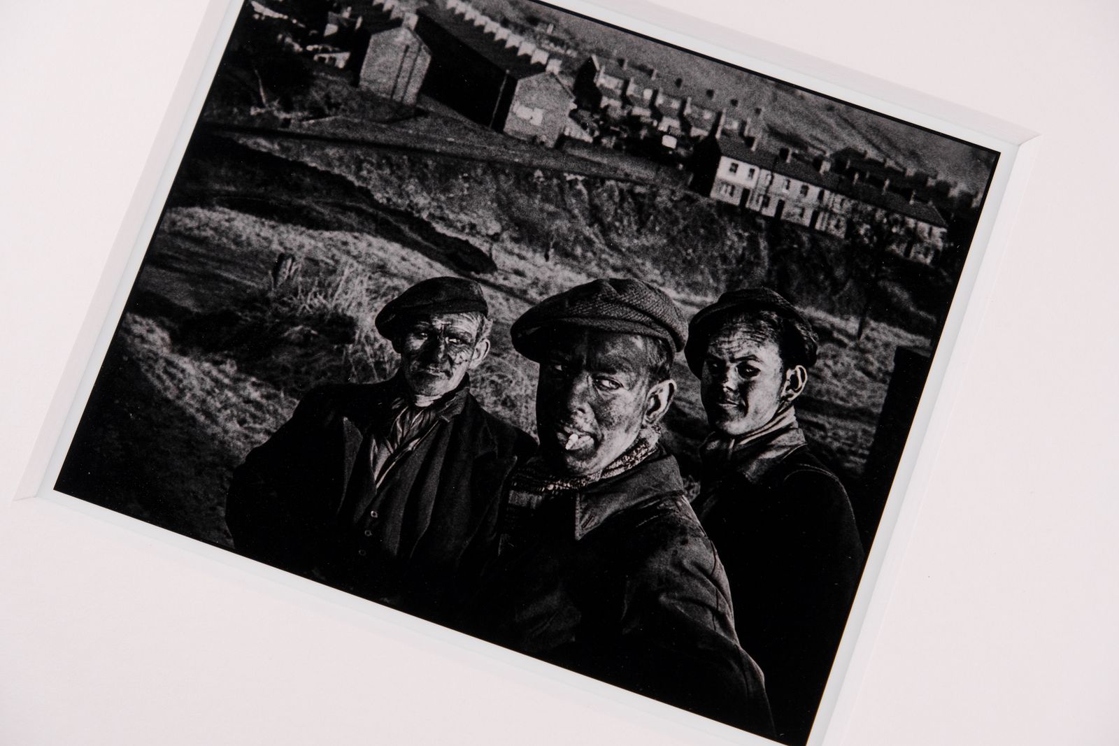 photo furniture W. Eugene Smith "Welsh Miners" Estate Stamped Framed Magnum Print, 1950