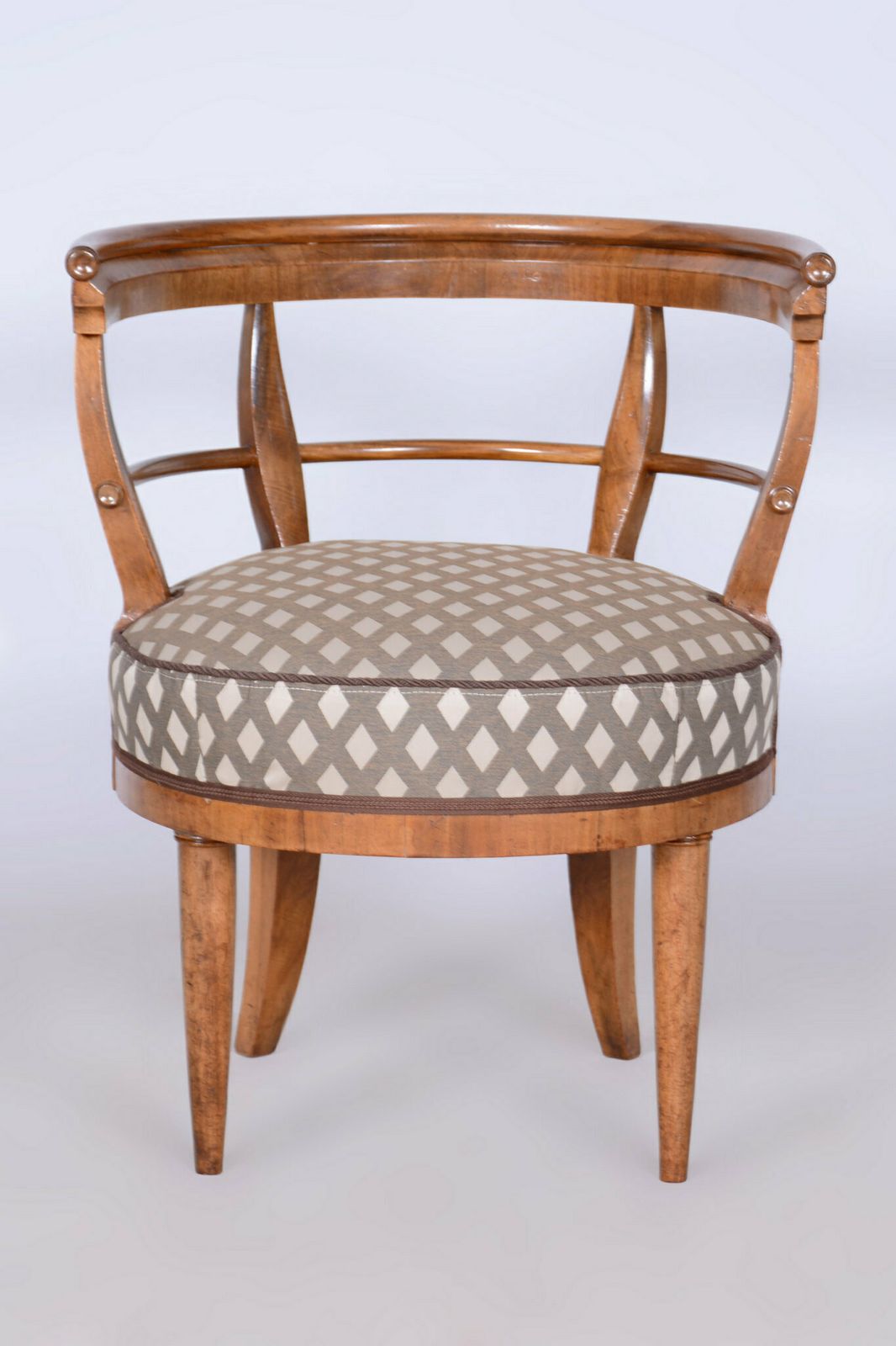 Restored Biedermeier Armchair, Cherry Tree, Upholstery, Austria, 1820s photo Furniture