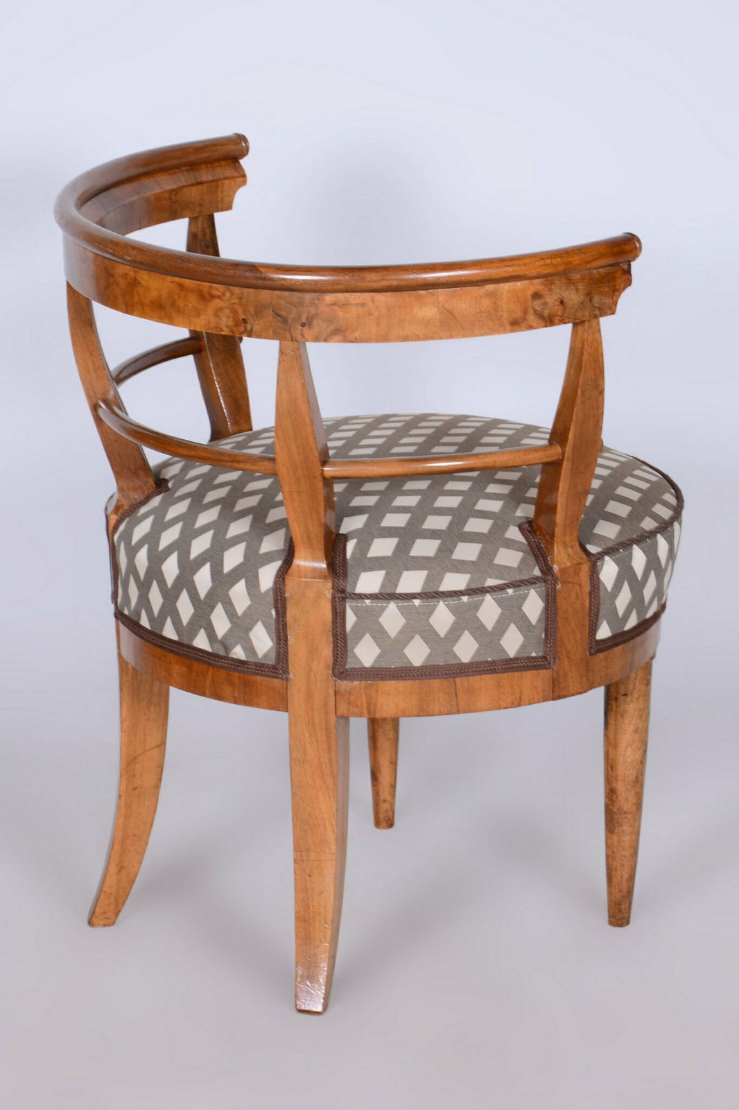 Restored Biedermeier Armchair, Cherry Tree, Upholstery, Austria, 1820s photo vinterior