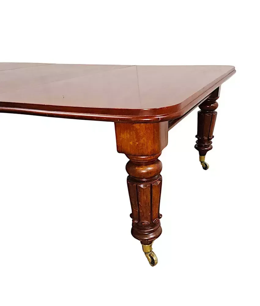 A Very Rare Massive Early 19th Century William IV Country House Dining Table photo vinterior
