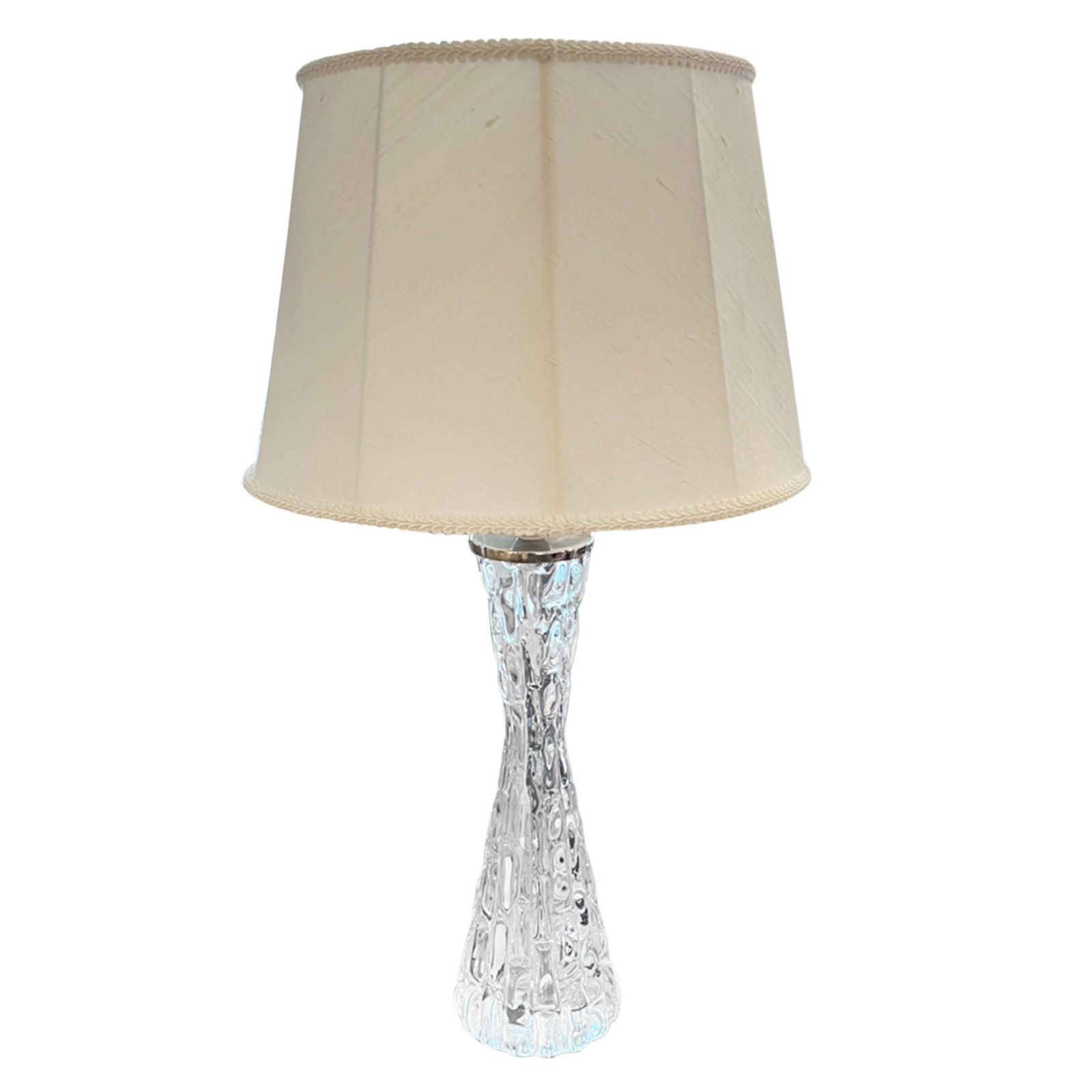 Pair Of 1960s Clear Orrefors Glass Table Lamps (Slightly Larger) photo 2070.0