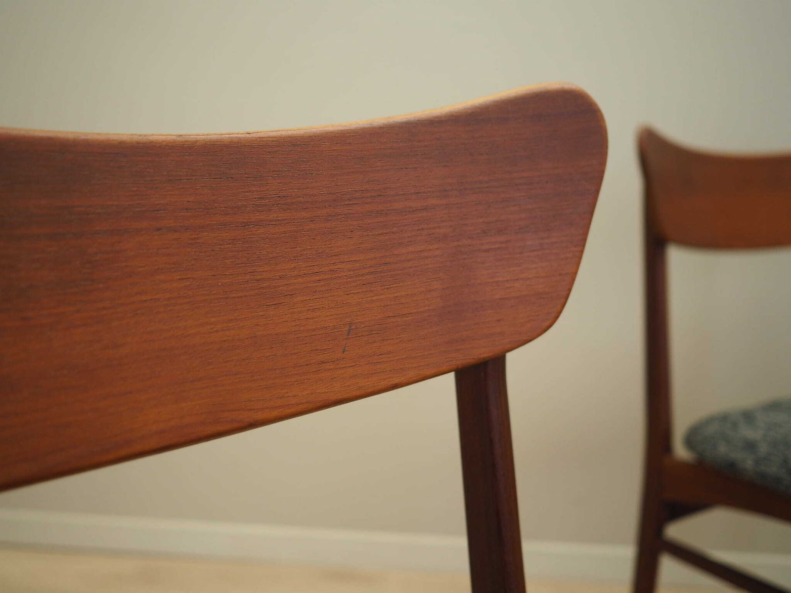 photo for sale Set Of Four Teak Chairs, Danish Design, 1970s, Production: Denmark