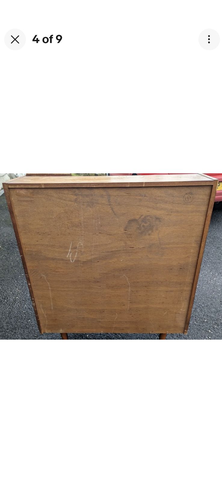 Vintage Teak Danish Secretary Bureau Desk, Mcm, Rare photo vintage