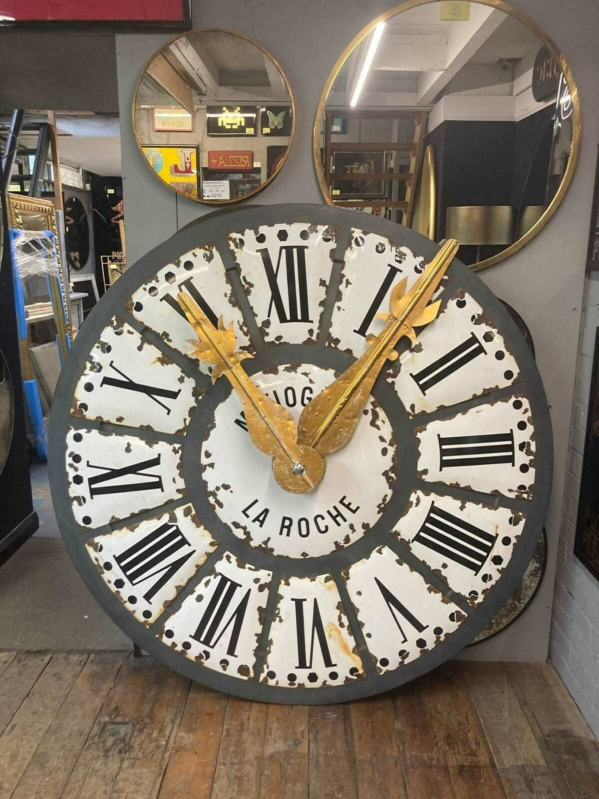 Tower Clock Face From Southern France photo furniture